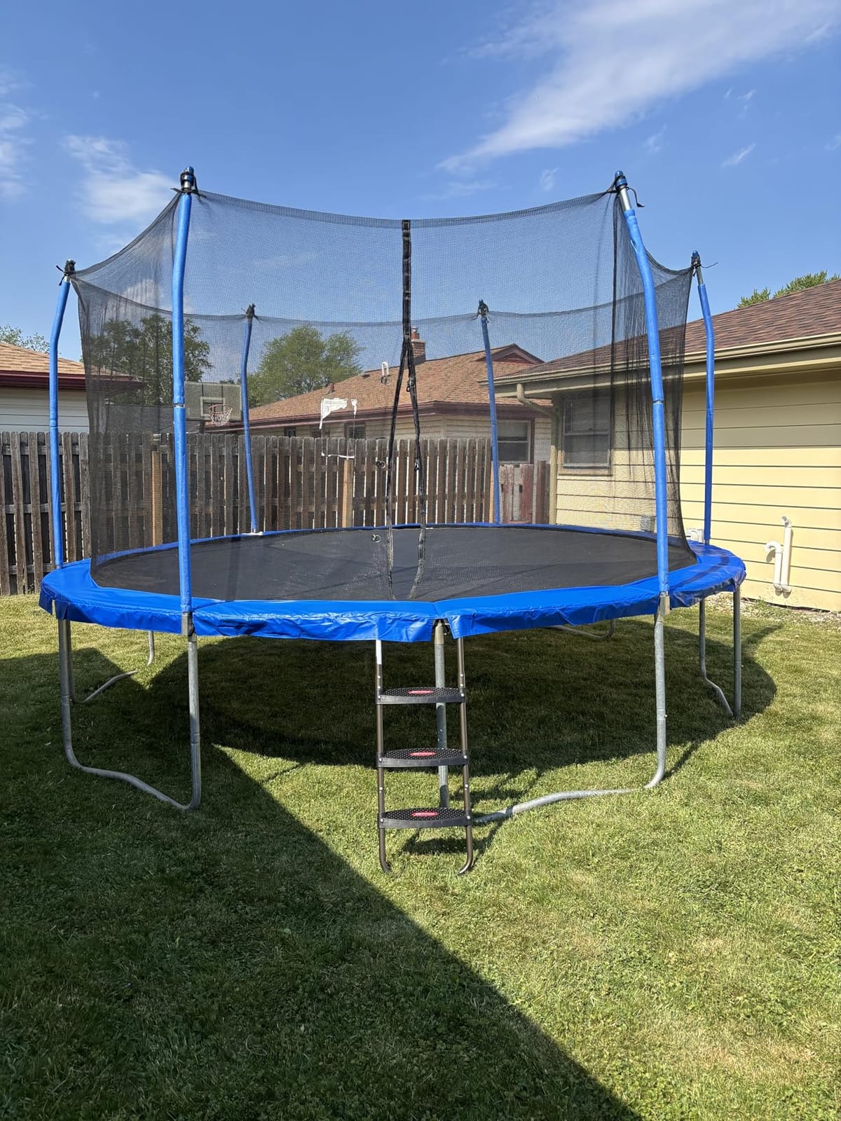 HBTower 3-Step Trampoline Ladder with Wide Flat Steps for Kids/Children customer photo 1