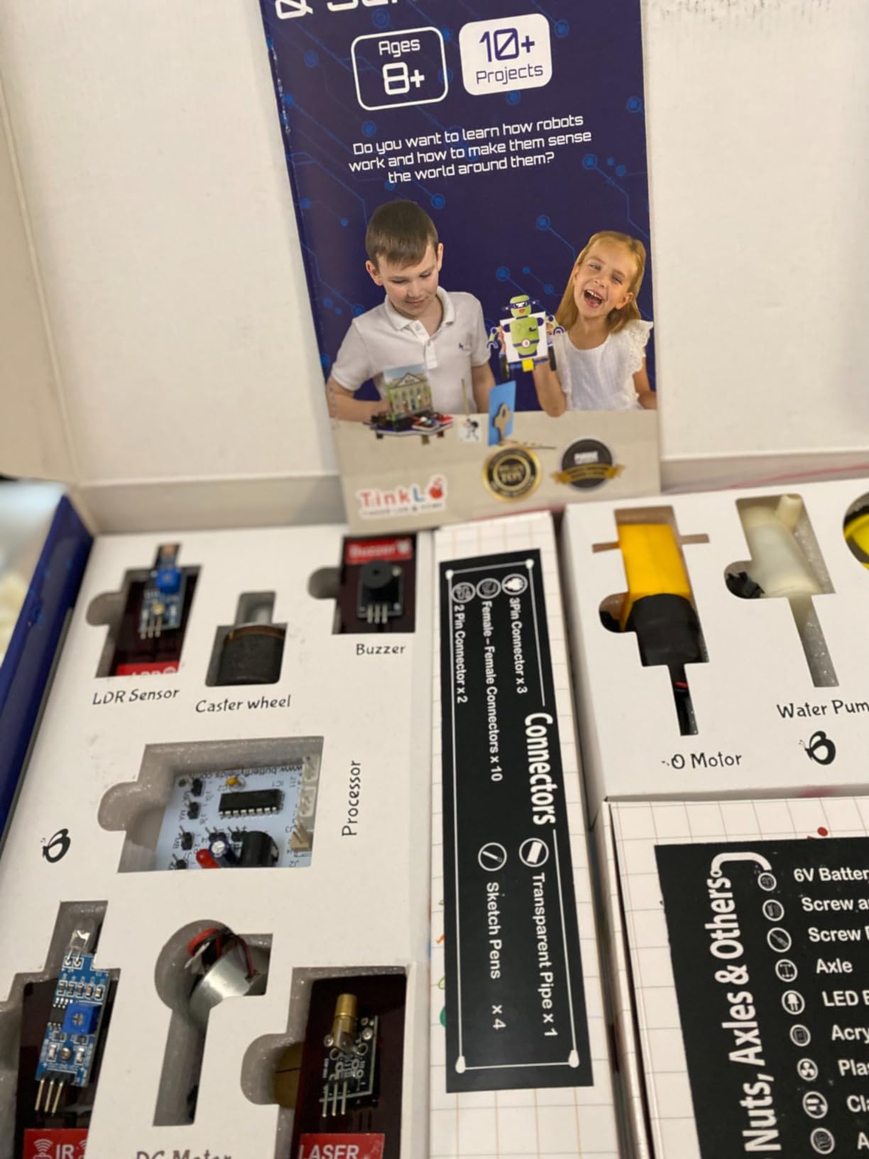 Butterfly EduFields 10in1 STEM Electronics Robotics Kit for Kids Ages 8-12 customer photo 2