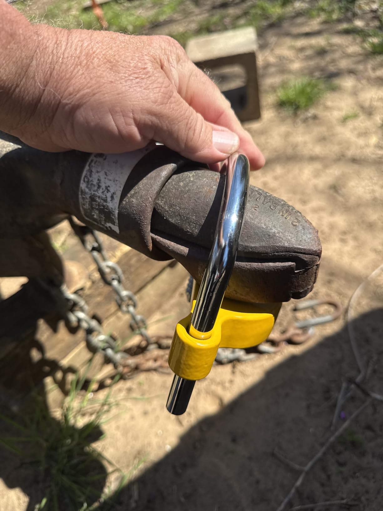 METOWARE Trailer Coupler Lock, Fit 1-7/8