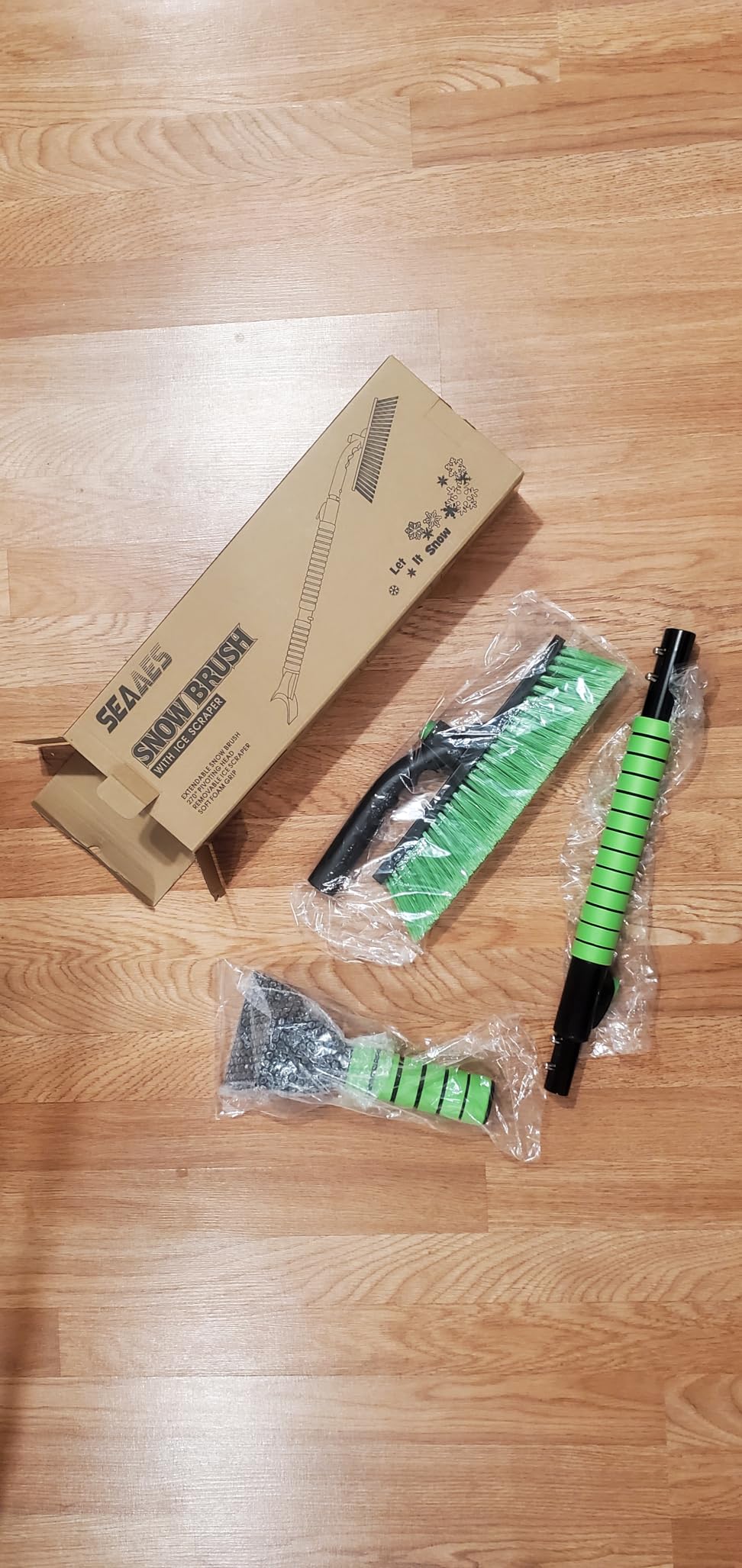 SEAAES 44 Inch Ice Scraper and Snow Brush for SUV Windshield Window customer photo 1