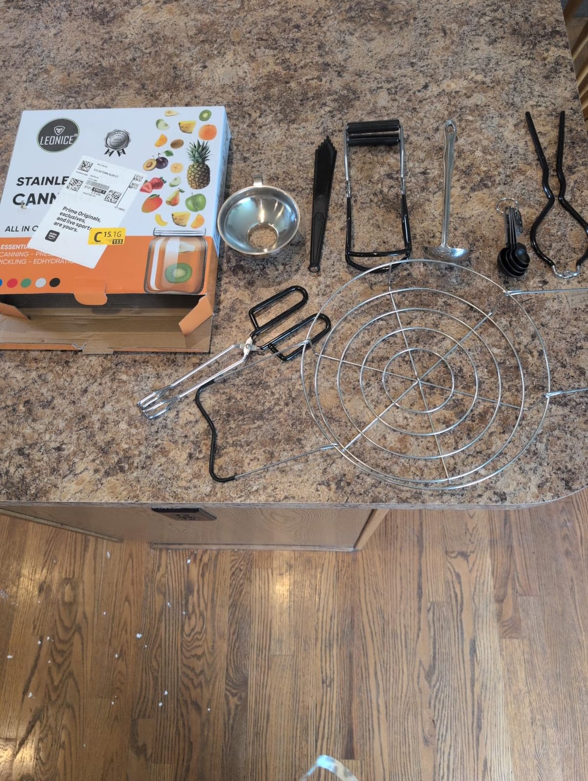 LEONICE Canning Supplies Starter Kit with Rack, Canner Essential Tools customer photo 1