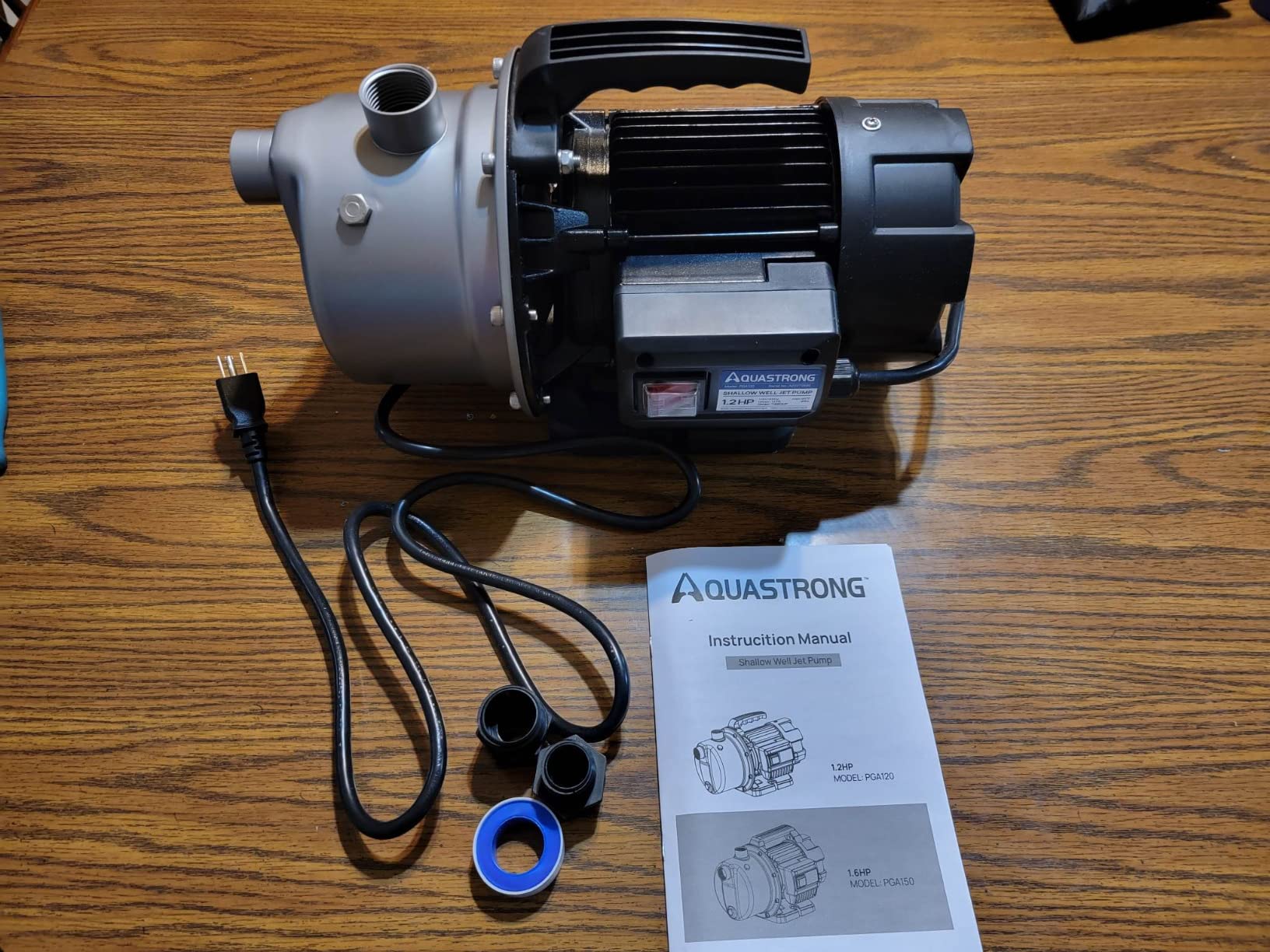Aquastrong 115V Shallow Well Garden Pump, Stainless Steel, 1320 GPH, Water Transfer Draining Irrigation Sprinkler Pump, for Lawn,Garden,1.6 HP Portable customer photo 2