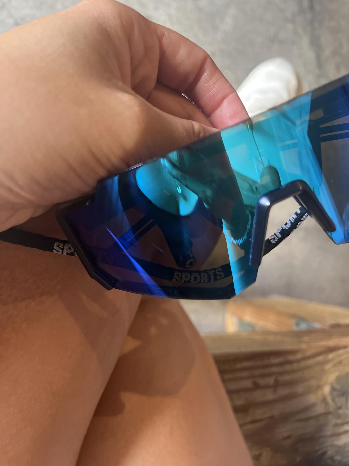 STORYCOAST Polarized Sports Sunglasses for Men Women,Cycling Running customer photo 1