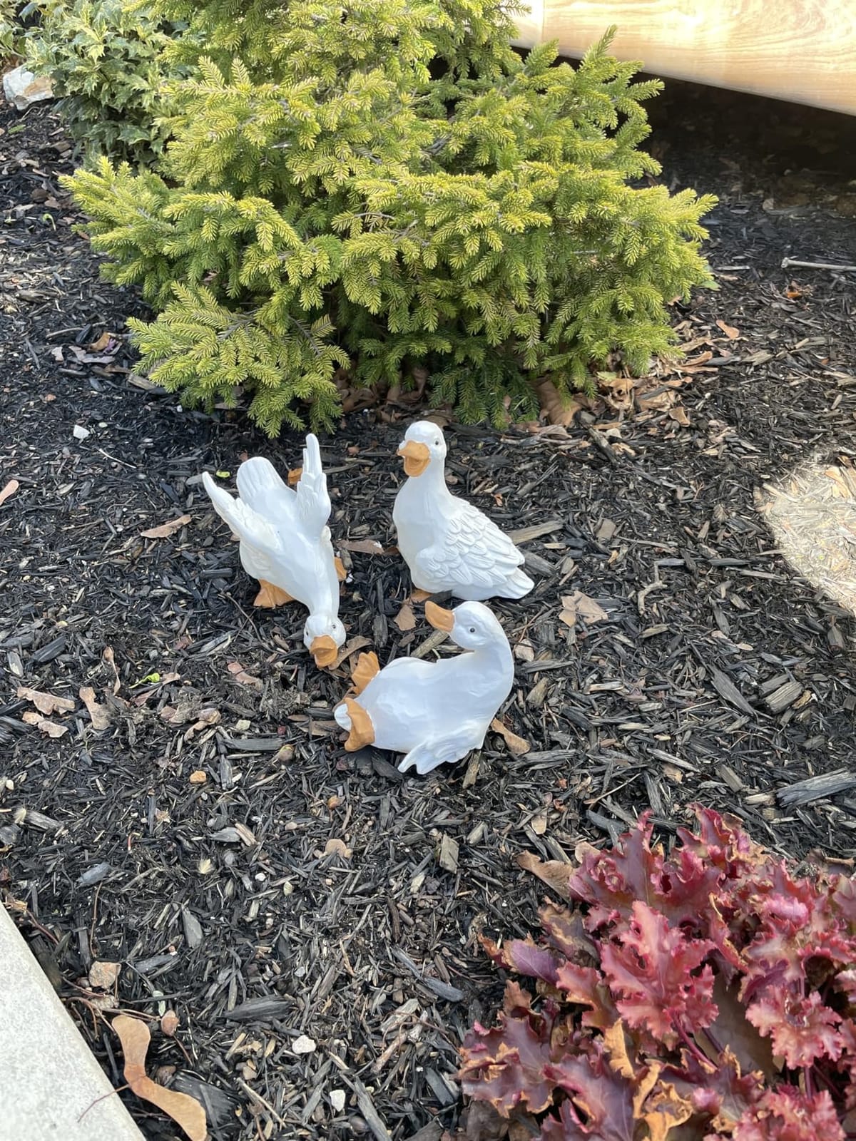 Bunny Decor Set of 3 Resin Easter Garden Statues Outdoor Indoor Home Yard customer photo 1
