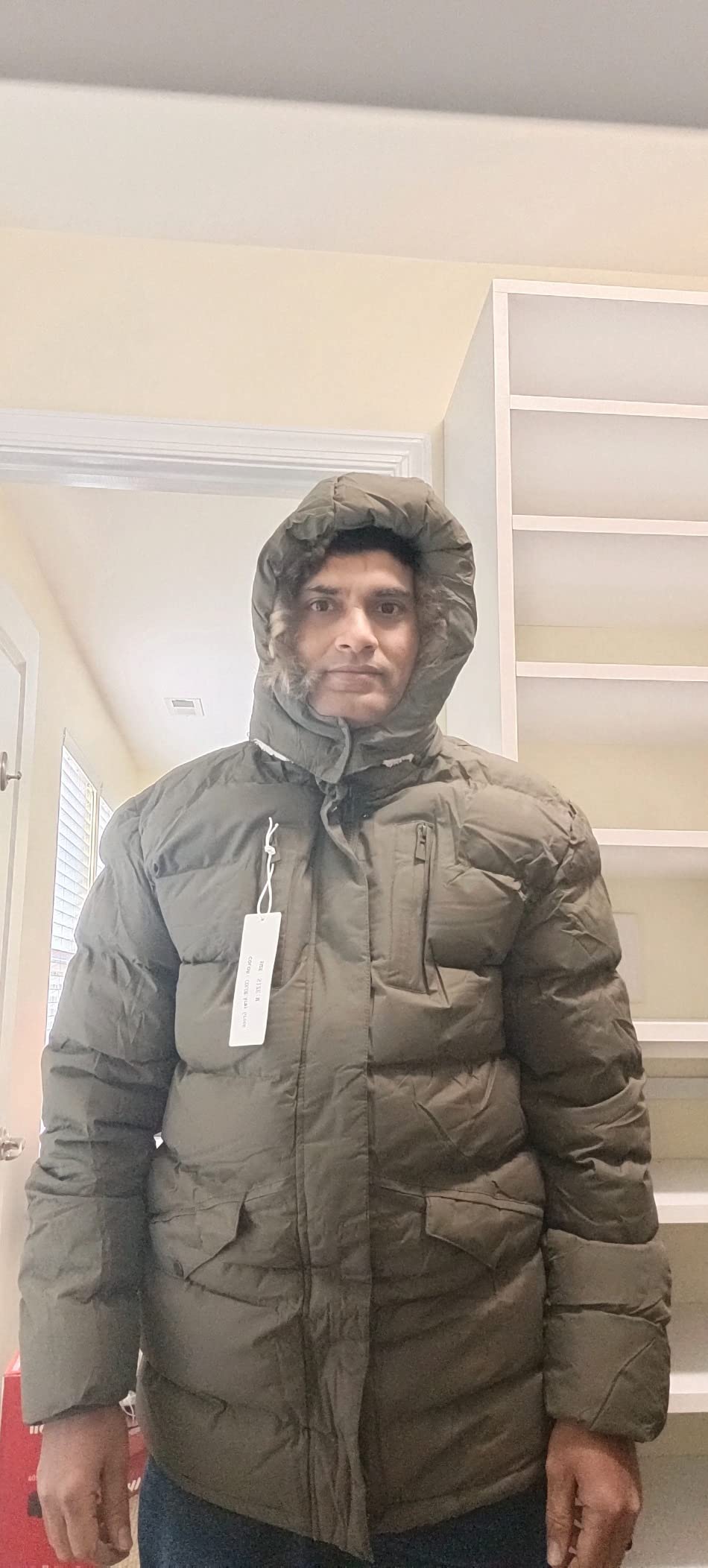 Men's Long Winter Coats Warm Heavy Water Resistant Parka Jackets customer photo 1