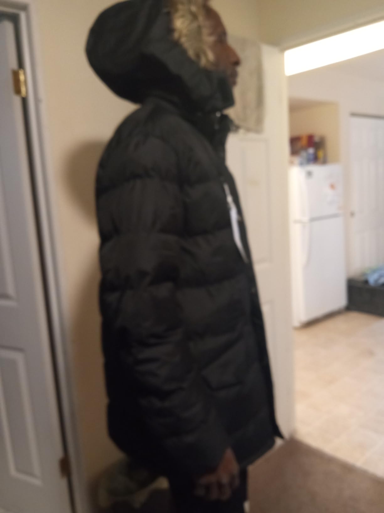 Men's Long Winter Coats Warm Heavy Water Resistant Parka Jackets customer photo 2