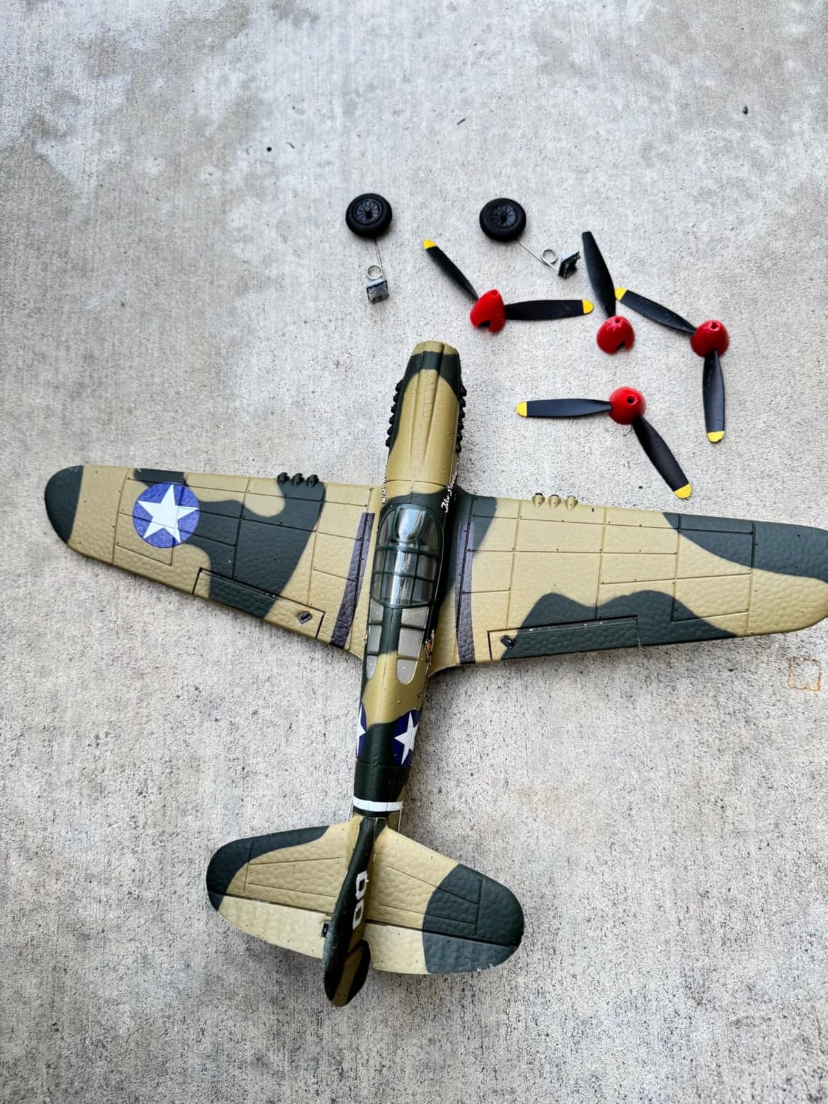 LEAMBE RC Plane 4 Channel Remote Control Airplane - Ready to Fly P-40 Warhawk RC Airplane for Beginners Adult with Xpilot Stabilization System & One Key Aerobatic customer photo 1