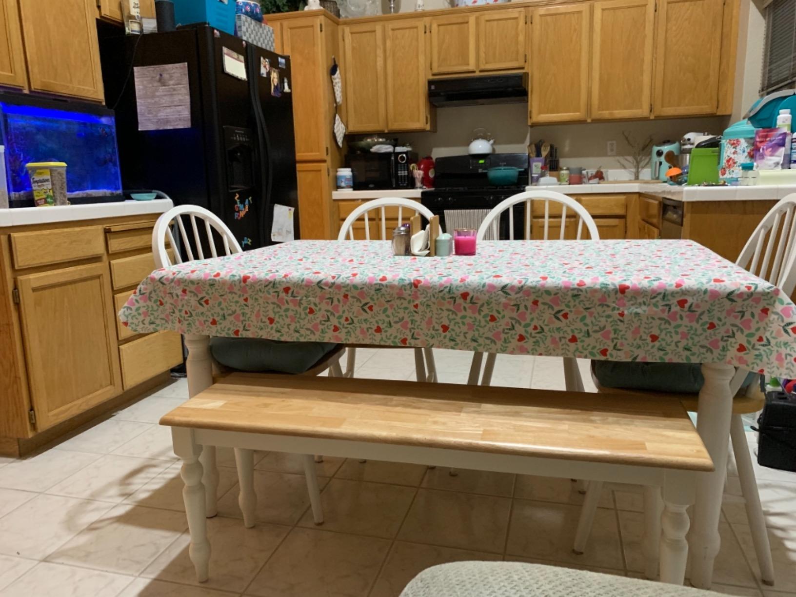 Boraam Windsor Backless Dining Bench - Equistian Green customer photo 1