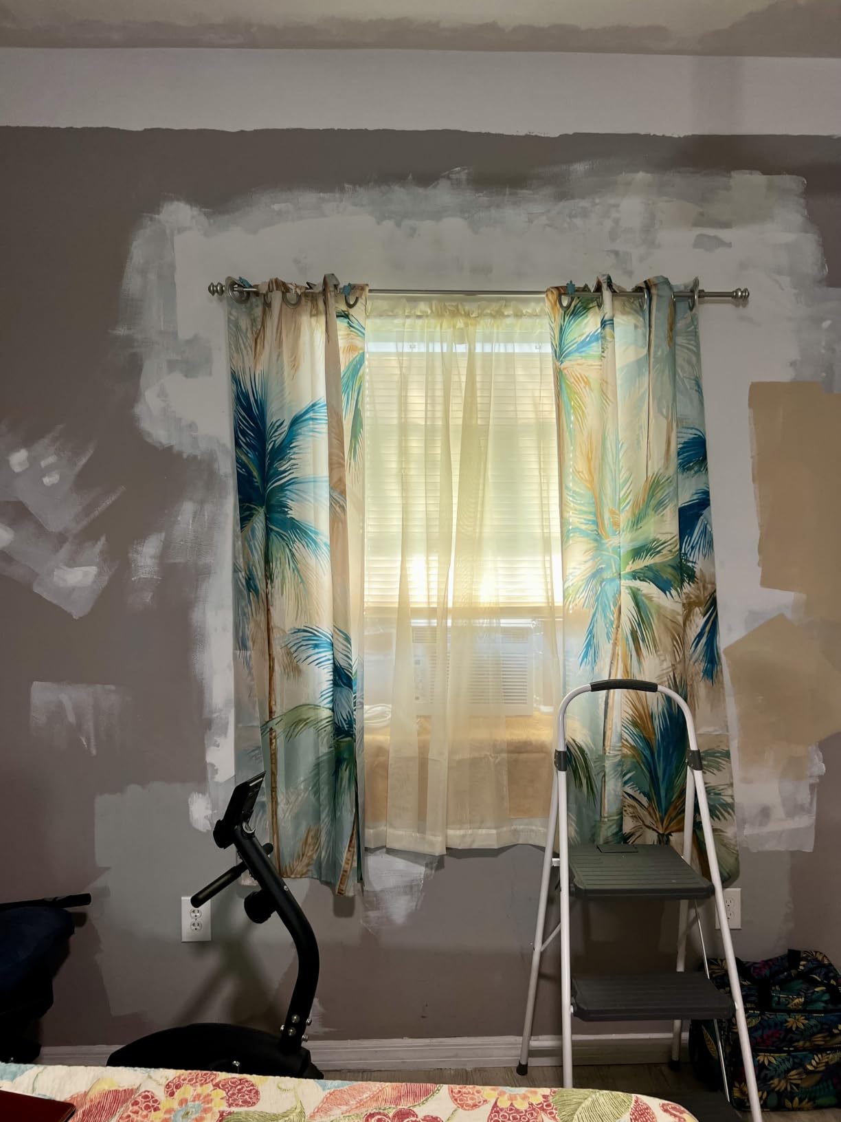 Chyhomenyc Ivory Sheer Curtains 84 Inches Long for Living Room, 2 Panels customer photo 2