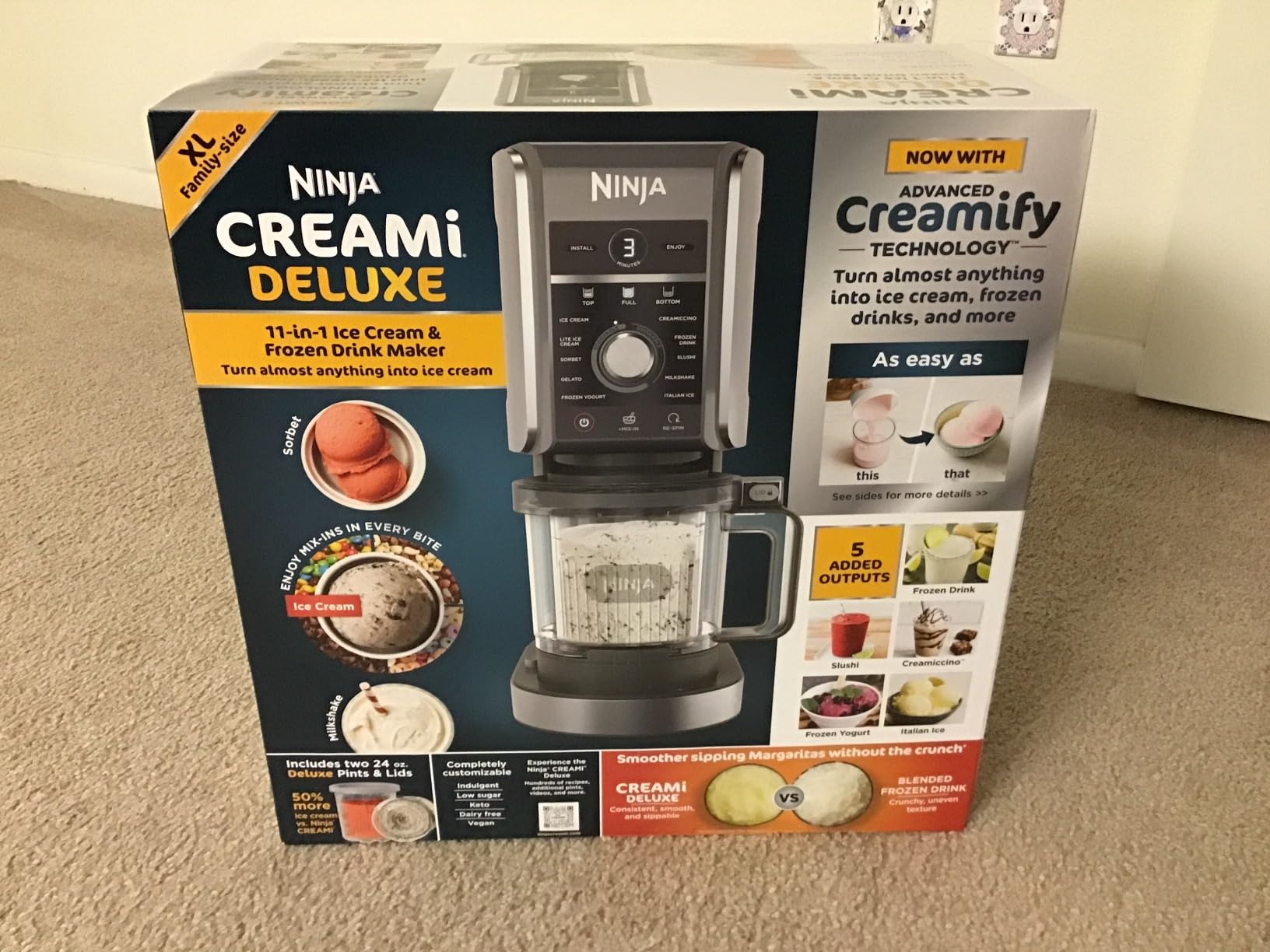 Ninja CREAMi XL Deluxe 11-in-1 Ice Cream & Frozen Treat Maker, NC501 customer photo 2