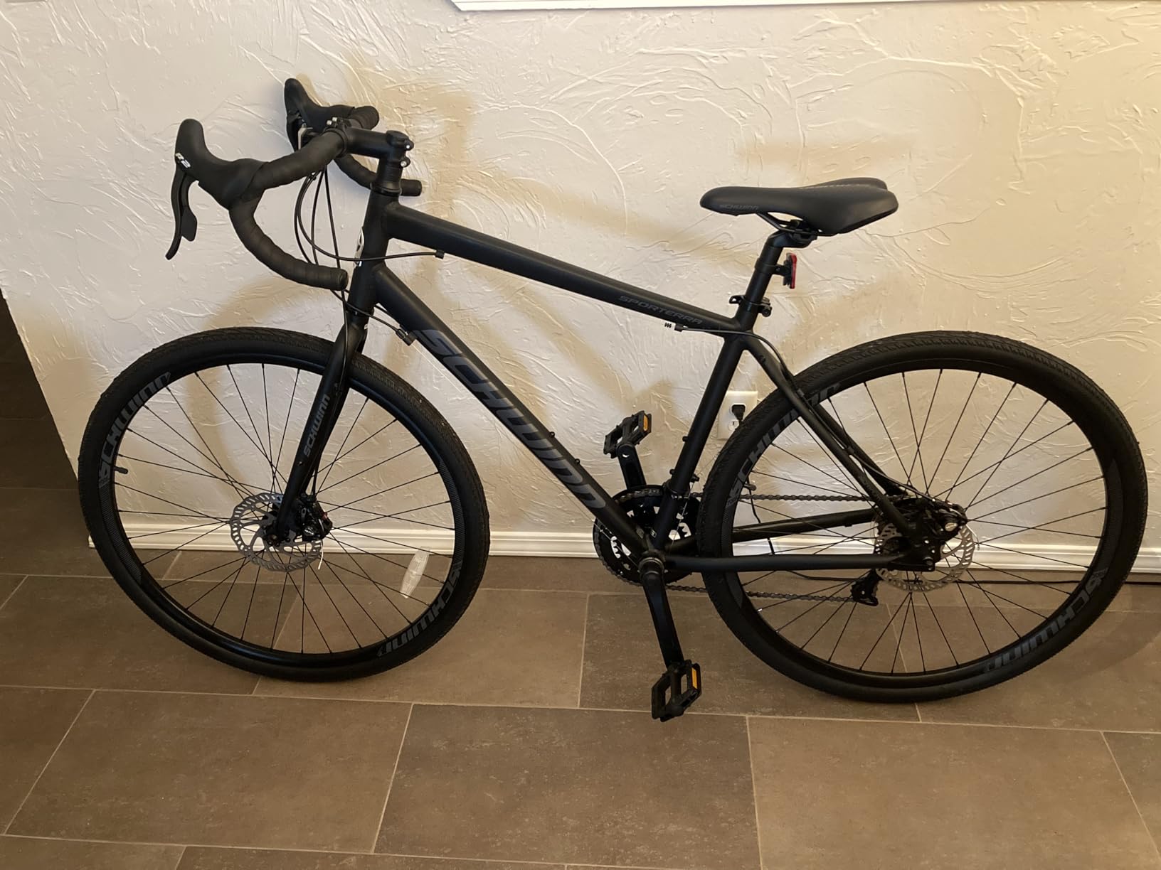 Schwinn Sporterra RX Gravel Bike, 700c Mens and Womens Bike, 14-Speed Drop Bar Gravel Bicycle, Mechanical Disc Brakes, Rigid Fork, Aerodynamic Riding Position, Quick Release Seat Post, Adult Bicycle customer photo 2