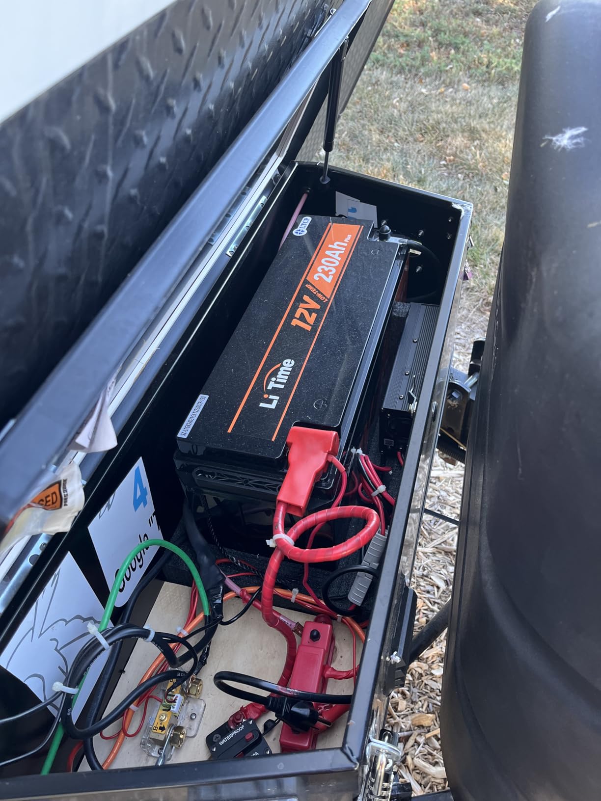 Litime 2 Packs 12V 100Ah LiFePO4 Battery, Group 31 Lithium Batteries for RV customer photo 1