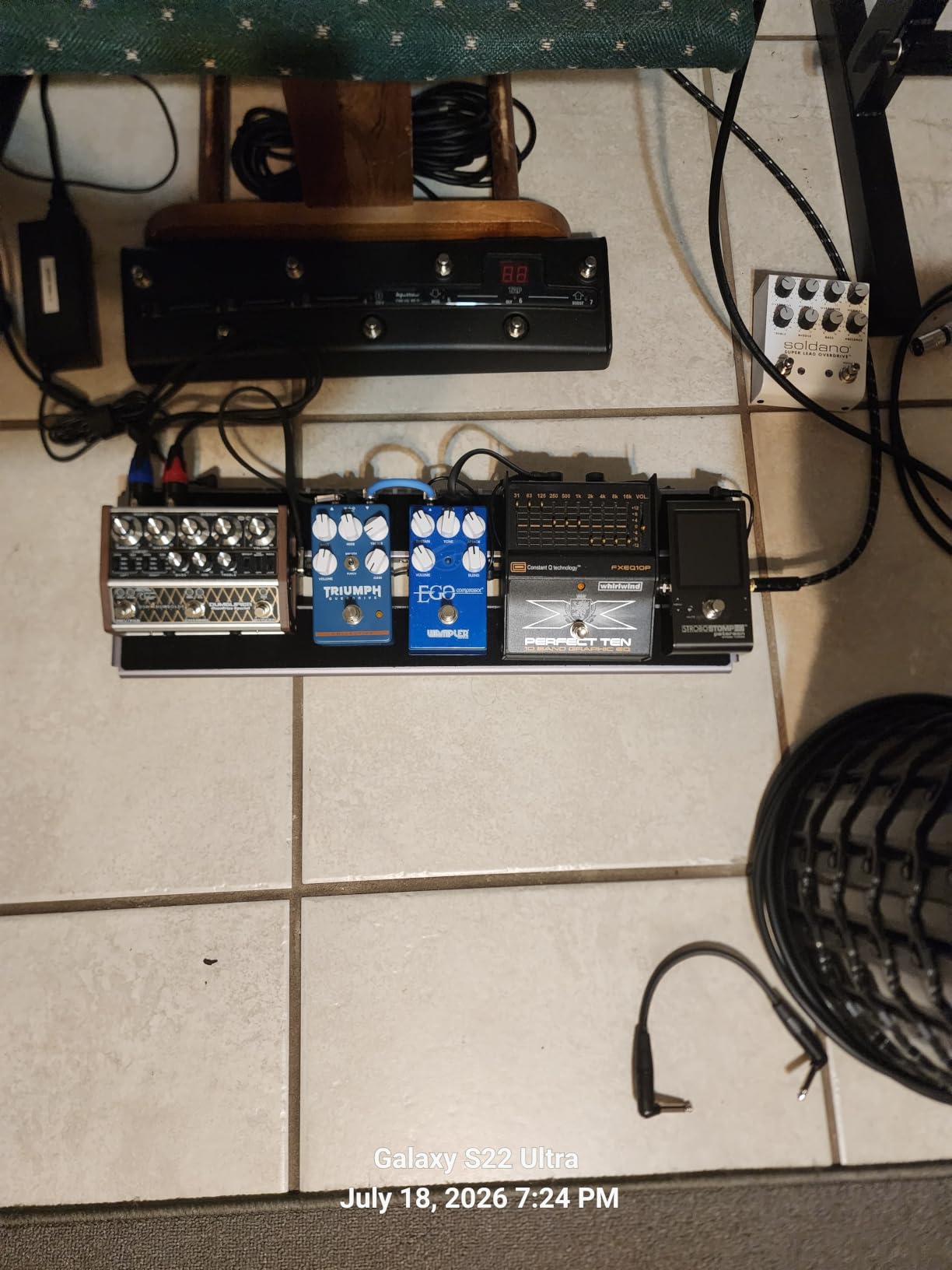 Vangoa VPPD-S Guitar Pedal Board with Built-in Isolated Power Supply customer photo 2