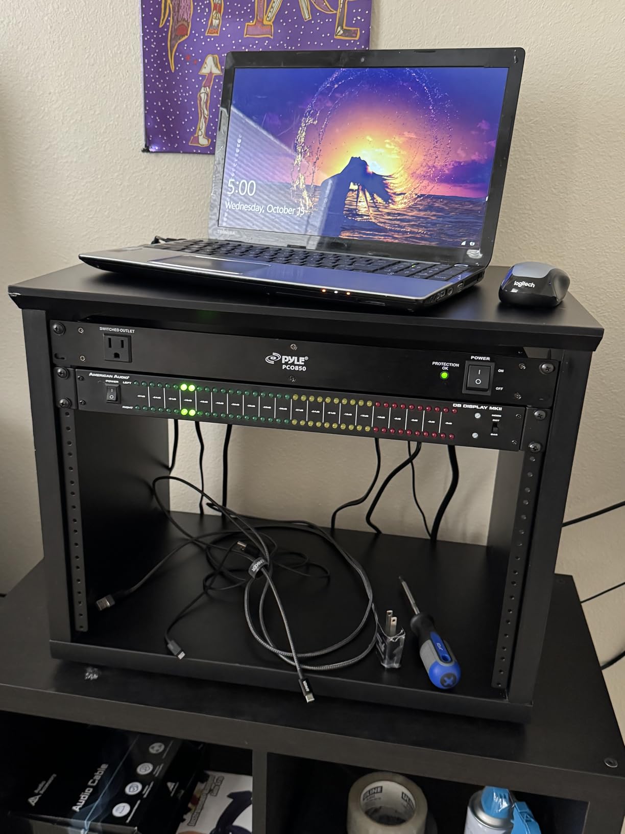 Gator Frameworks Elite Series 2U Desktop Studio Rack - Black customer photo 1