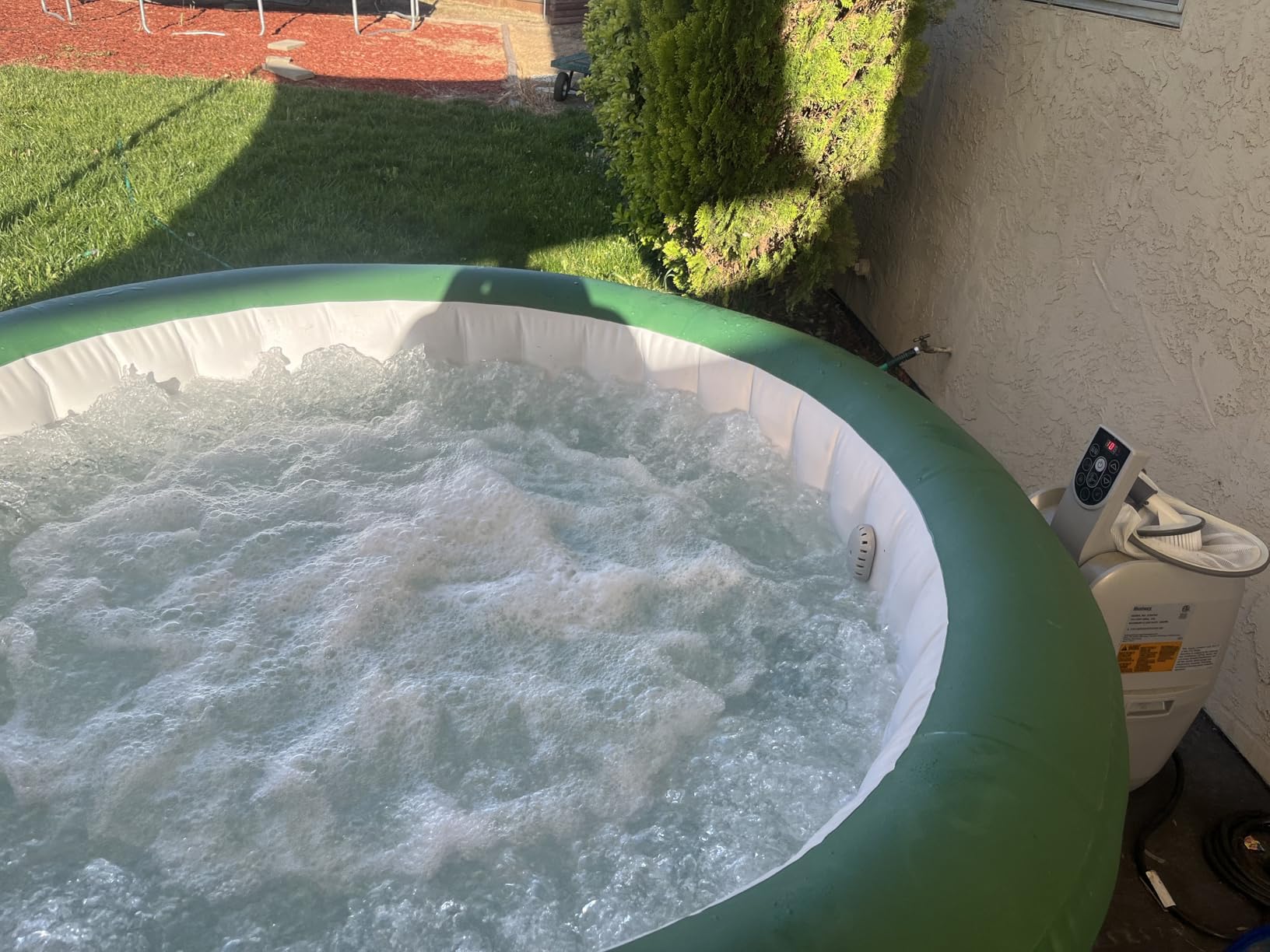 Coleman Palm Springs EnergySense AirJet Inflatable Hot Tub Spa (77