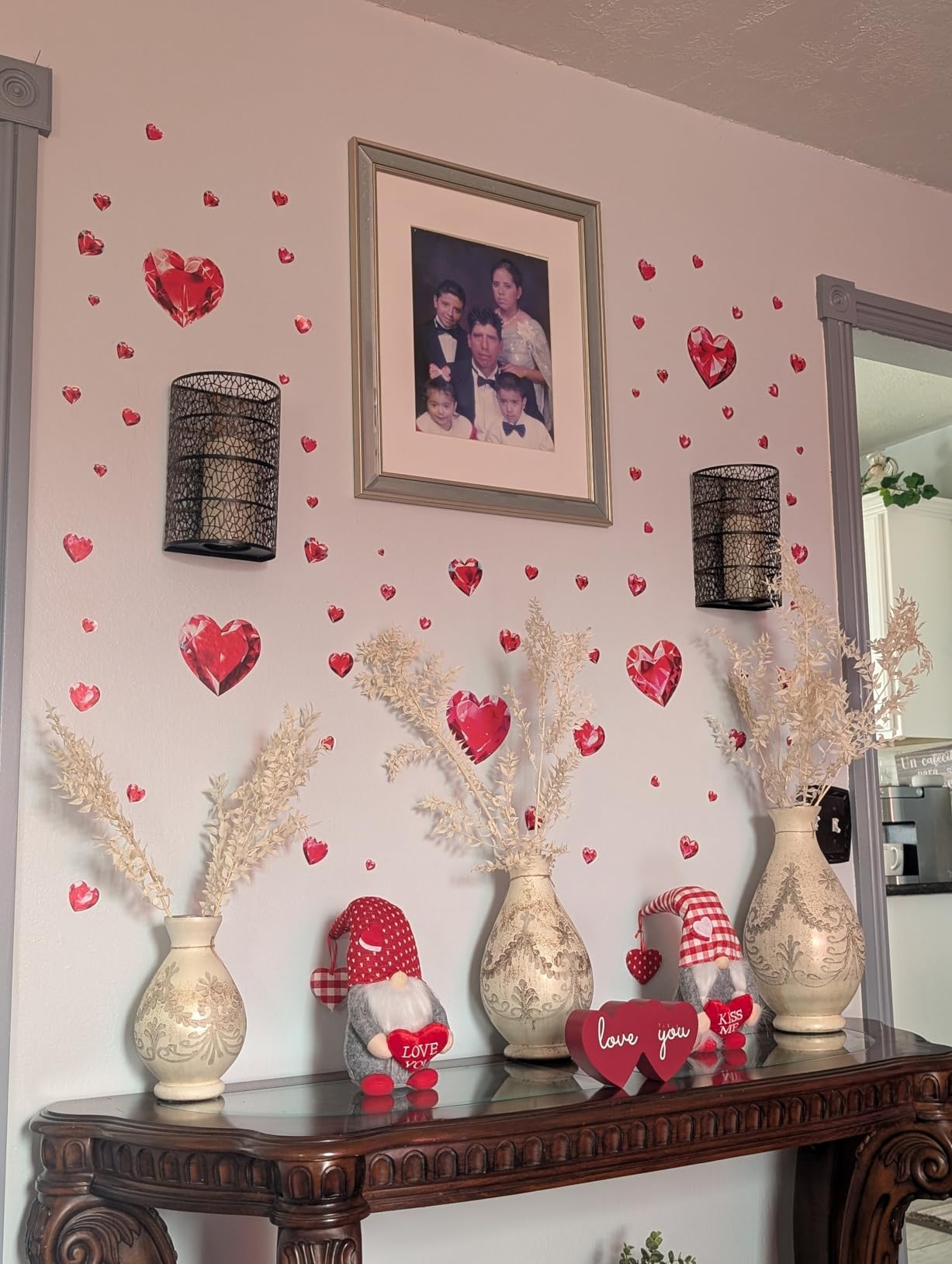 MPINOI Valentines Day Gnome Decor - 2Pcs Valentine Gnomes Plush Home Table Decorations, Mr & Mrs. Sweet Swedish Gnome Valentine's Day Gifts customer photo 1