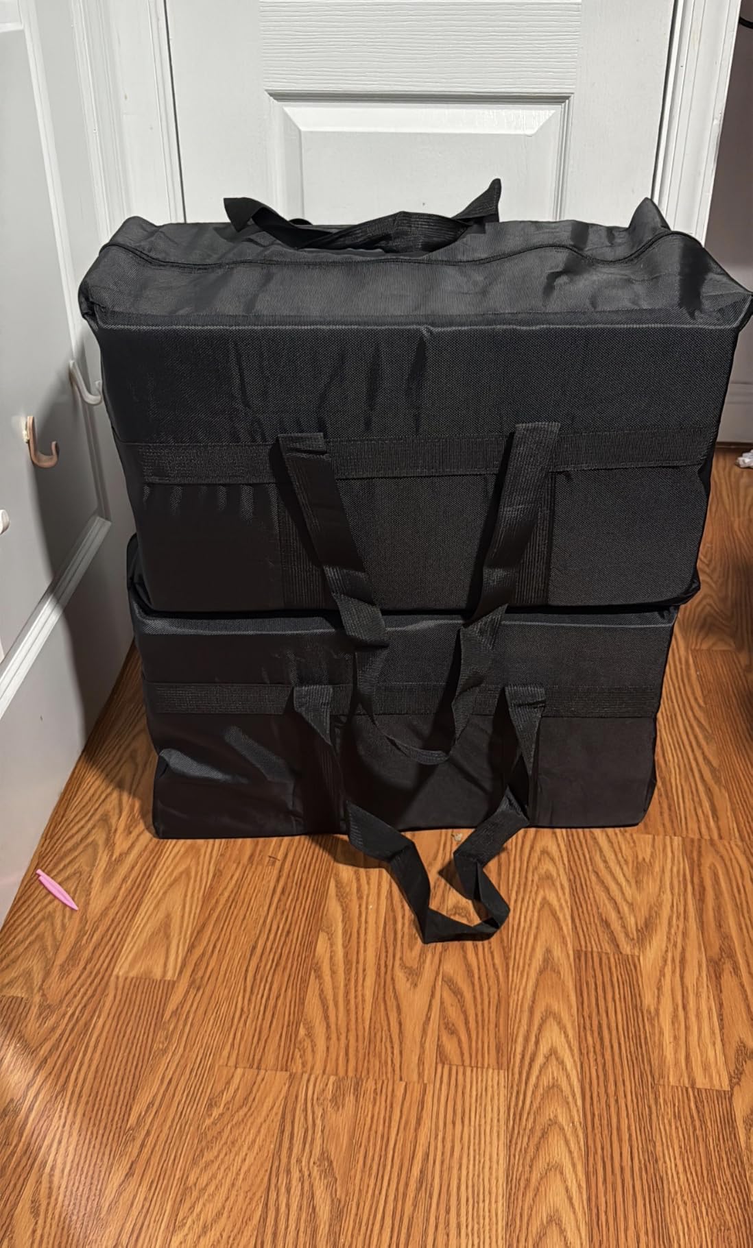 DoYiKe Extra Large Canvas Storage Duffle Bag, Duffel Bag for Travel Black 210L customer photo 2