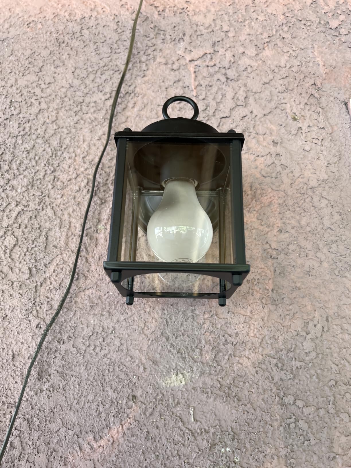 MATAMEYE Outdoor Wall Lantern, Exterior Waterproof Wall Sconce Light Fixtures, Black Front Door Wall Lighting with Clear Beveled Glass Shade, 2 Pack customer photo 1