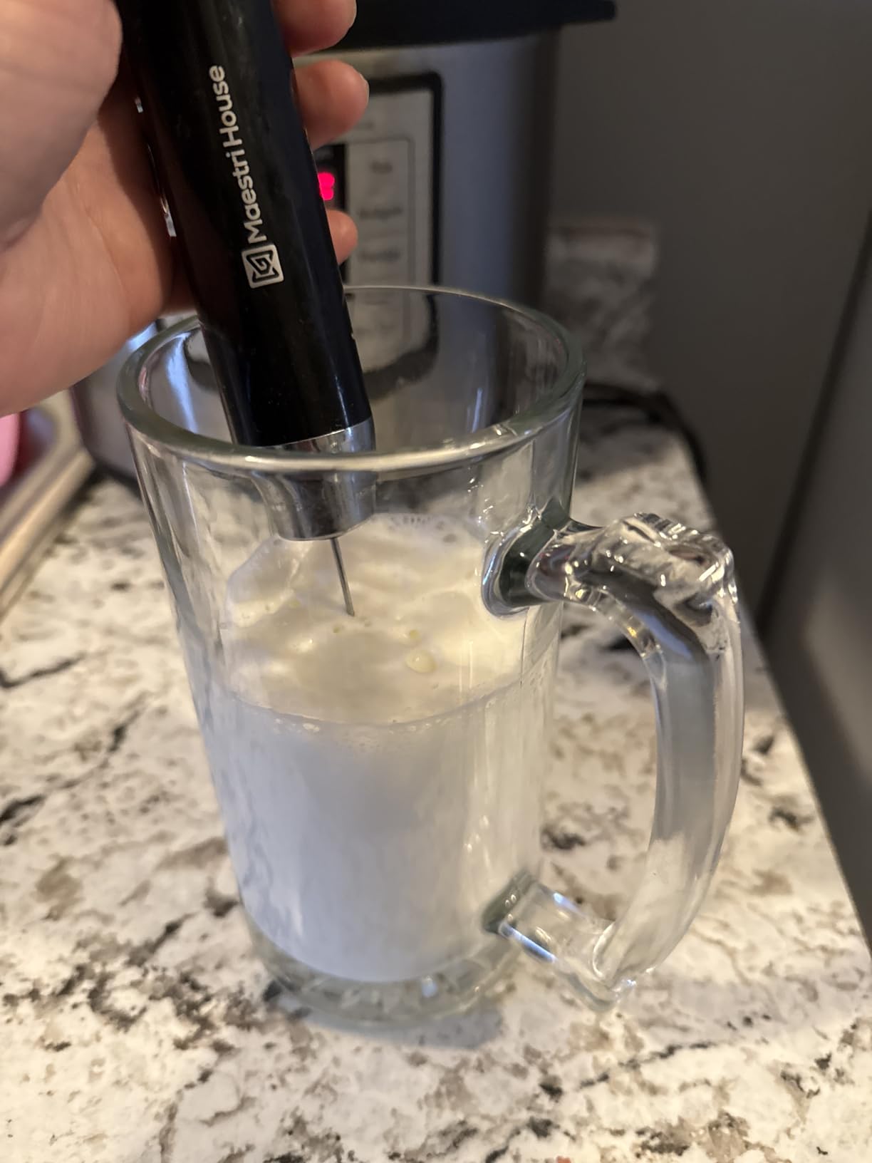 Maestri House LunaFro Rechargeable Milk Frother, Stand & 2 Detachable Whisk customer photo 1