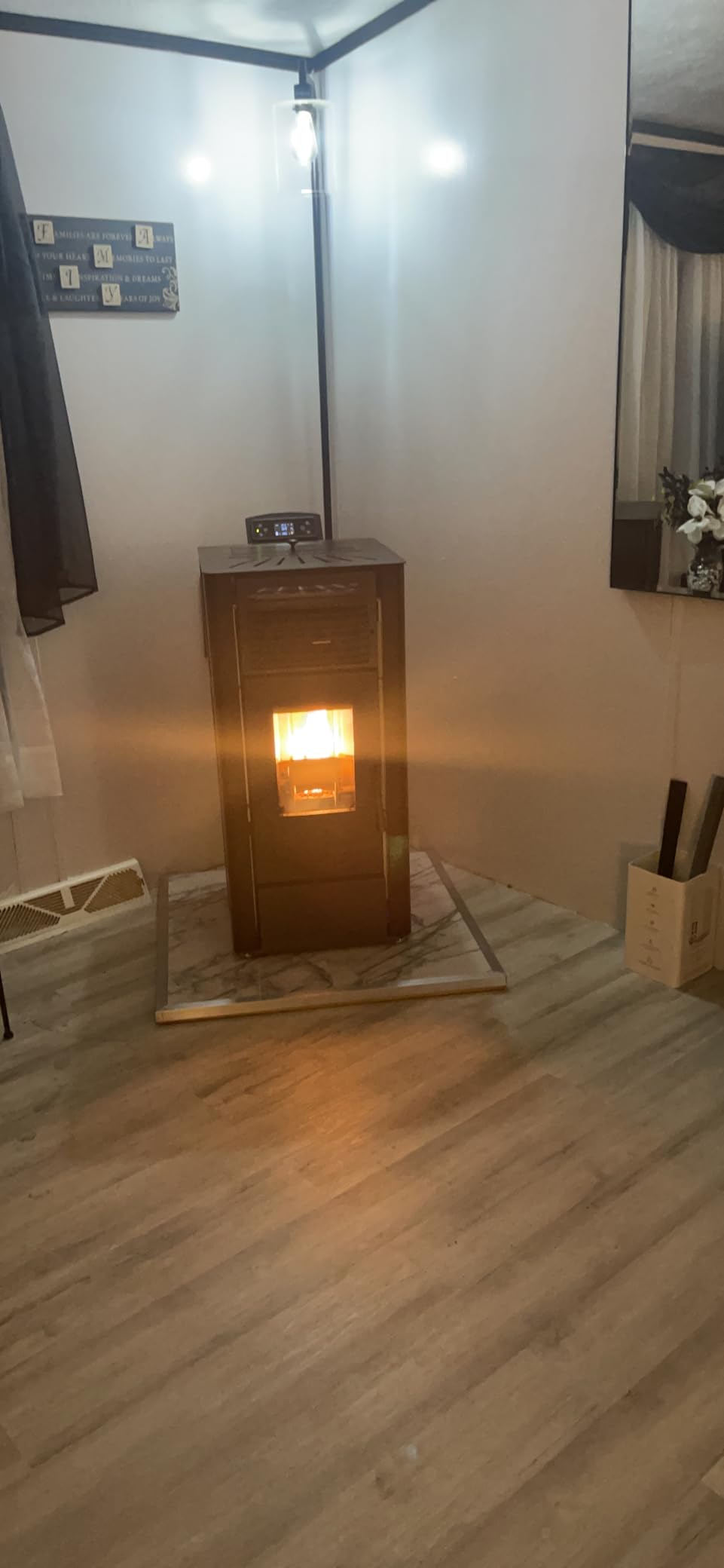 Freedom Stove PS21 Pellet Stove, Red, WiFi Enabled, 5-Yr Warranty customer photo 2