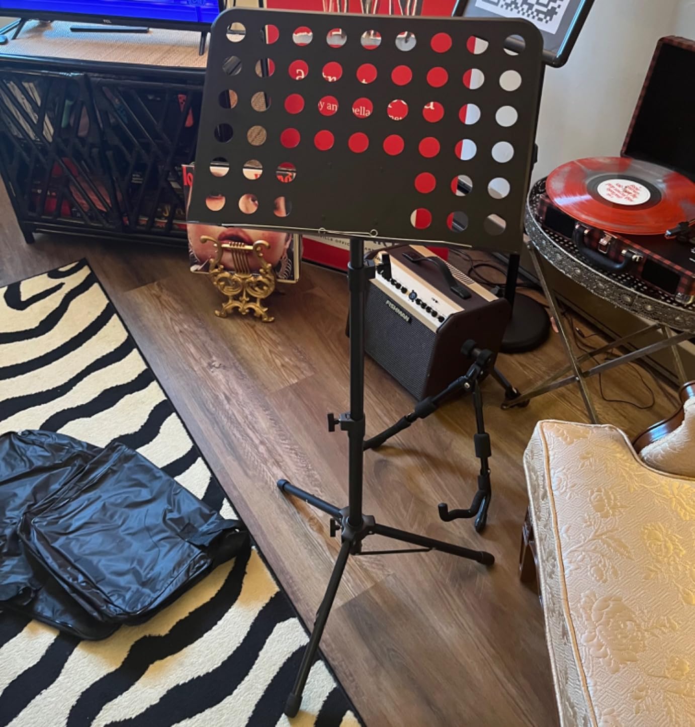 Mdvora 1/2/3 Pack Sheet Music Stand, with Carrying Bag customer photo 2