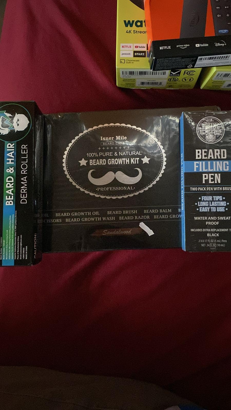 Beard and Hair Derma Roller (2 Pack) by Tilcare - Sterile Titanium Derma Roller 0.25mm customer photo 2