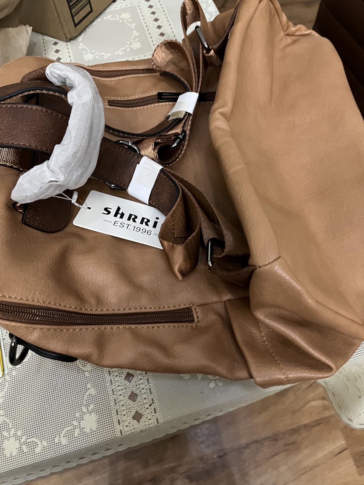 Shrrie Backpack Purse for Women Fashion Leather Backpack Purse Designer Travel Backpack Convertible Shoulder Bag with Wristlet for Work College customer photo 1