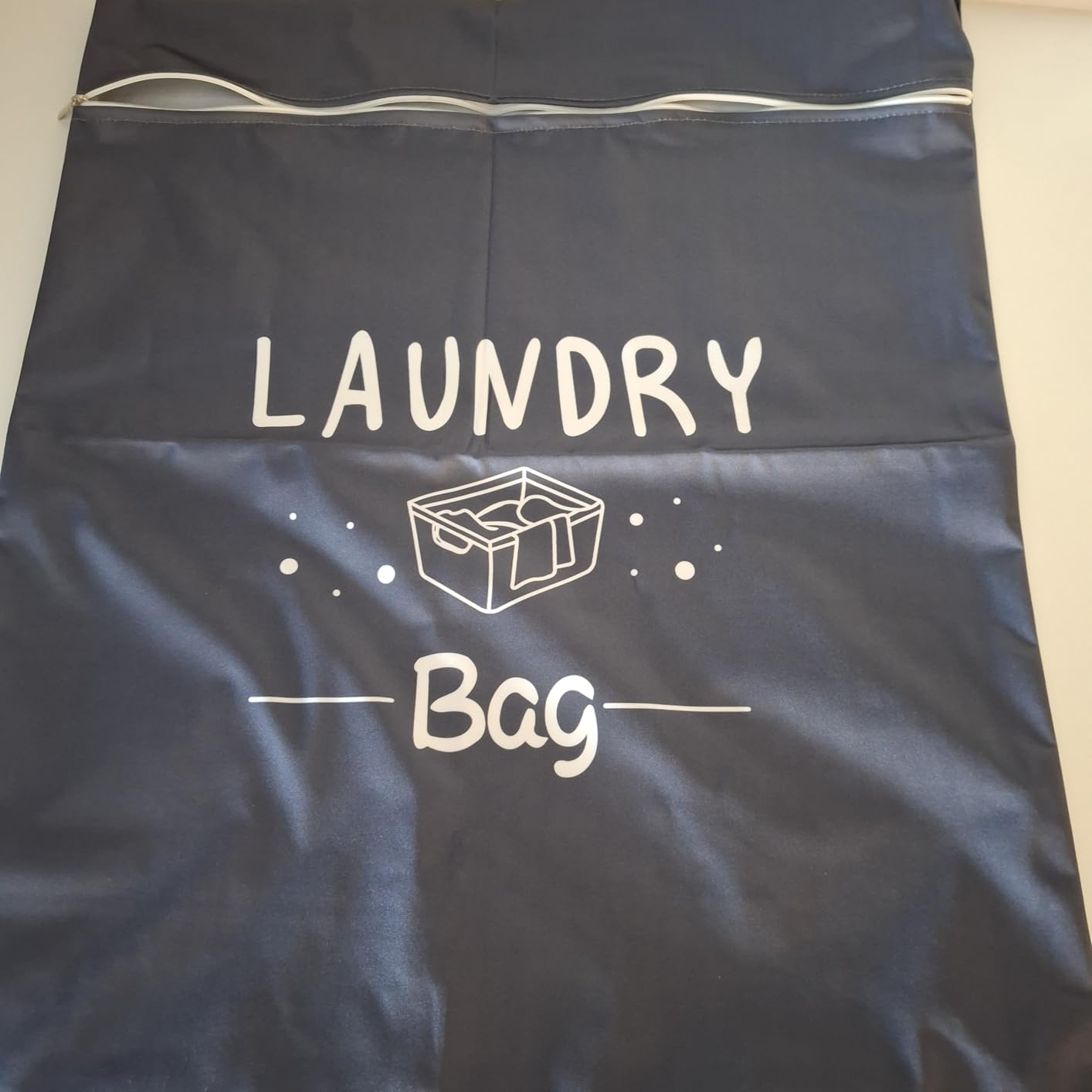 2 Pcs Large Travel Laundry Bags - Waterproof Wet/Dry, Washable, Drawstring, Bathing Suit, Workout, Gym Clothes, Swimming, Yoga - Green, Grey customer photo 2