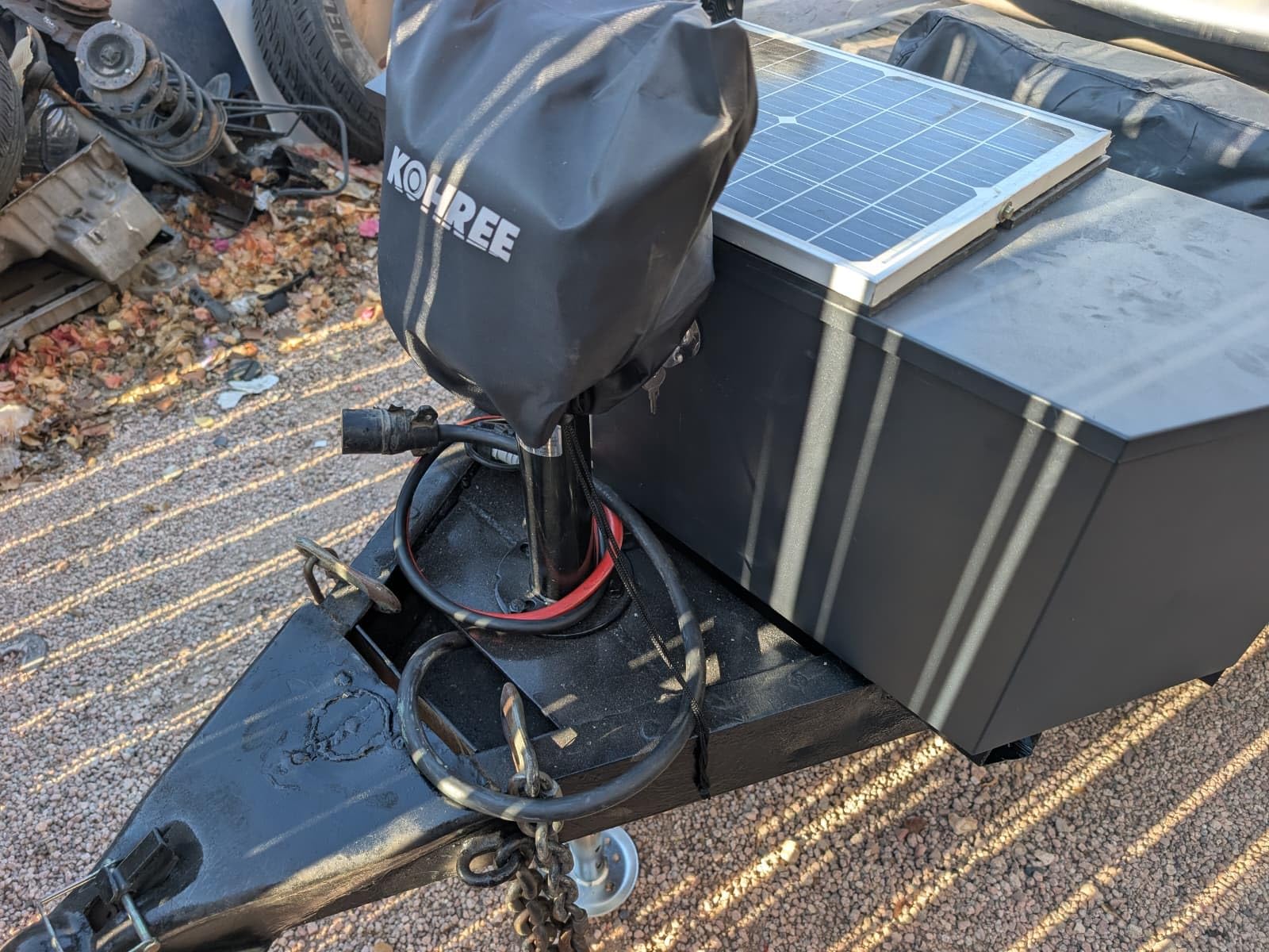 Kohree Electric Trailer Jack 5000lbs with Wiring, Heavy Duty A-Frame customer photo 1