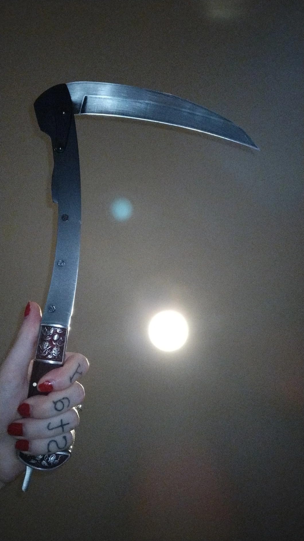 VALHALLA Folding Sickle, Folding Scythe Wooden Handle customer photo 1