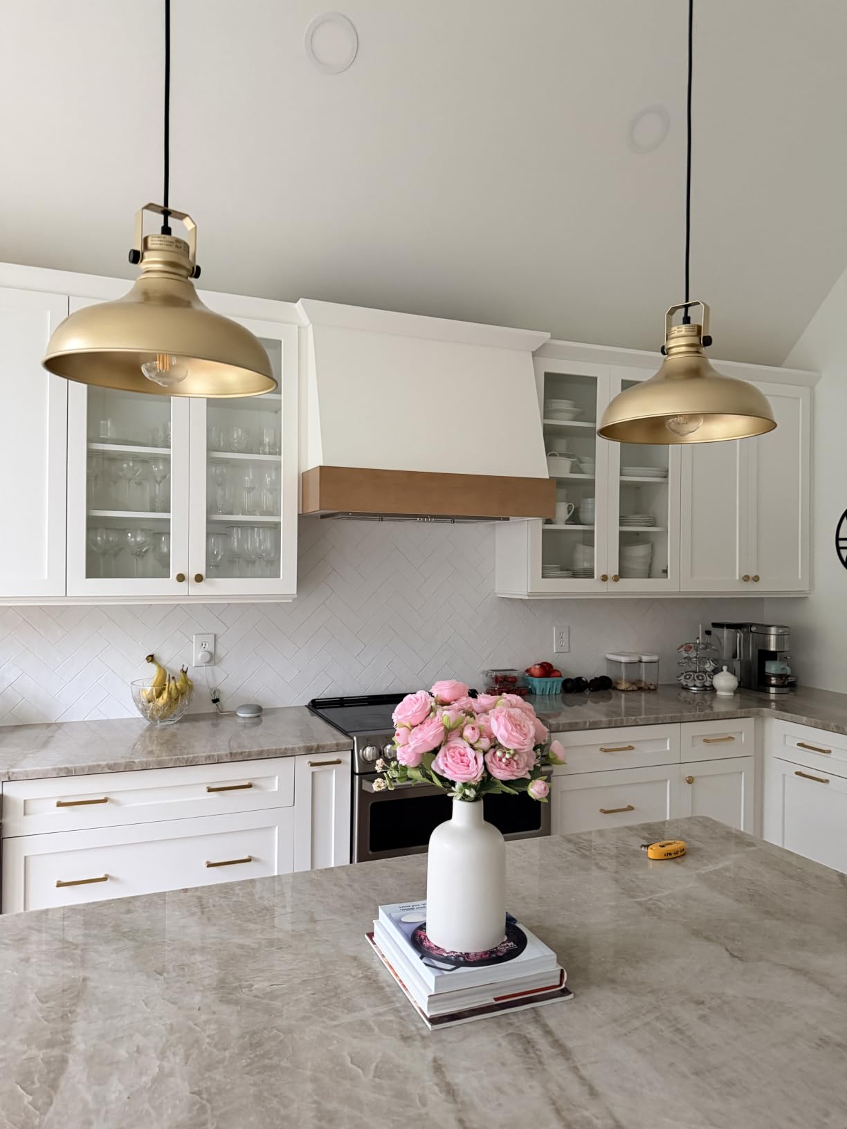 Black Farmhouse Pendant Lights Kitchen Island Fixtures customer photo 1