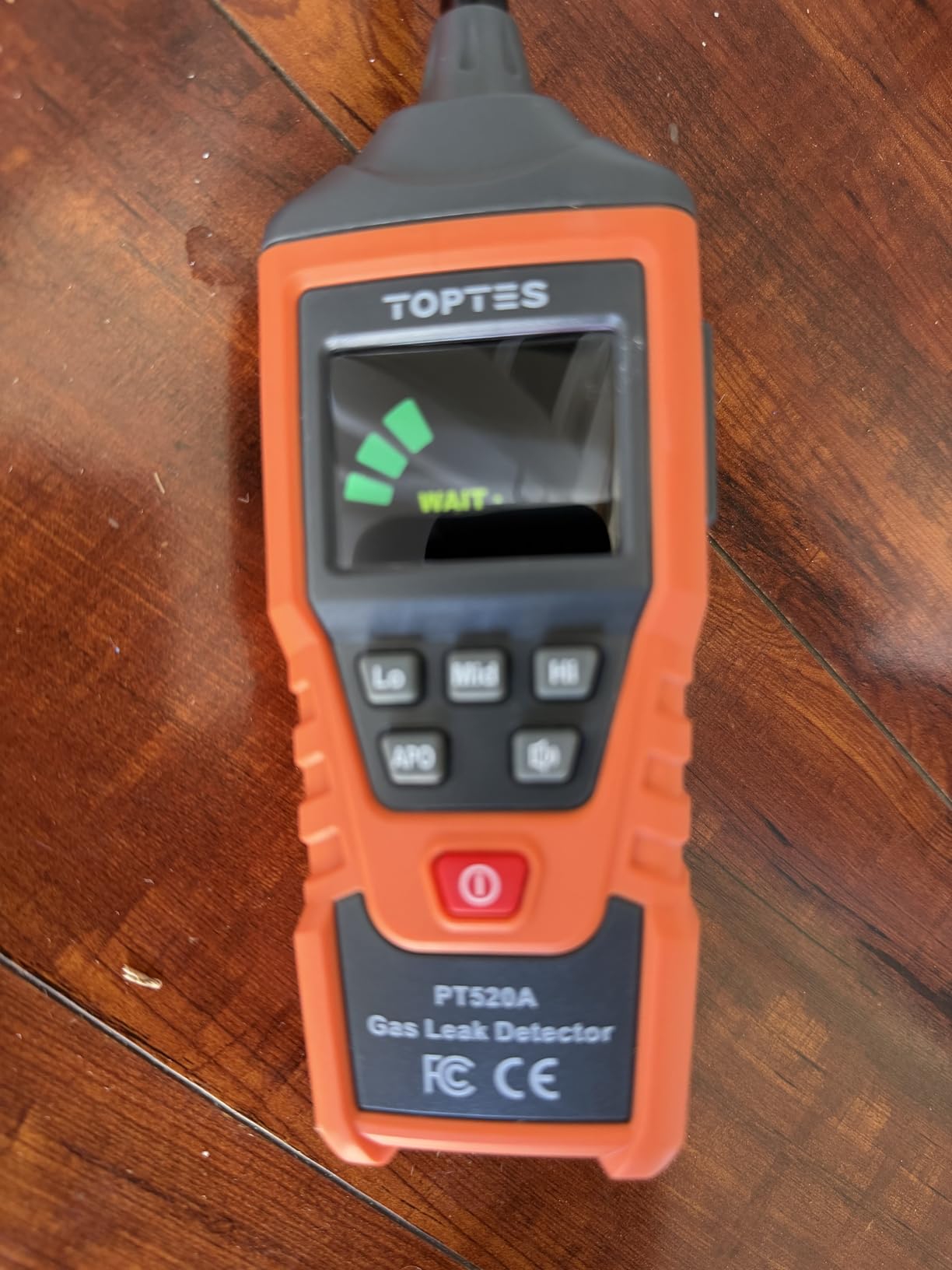 PT520A Natural Gas Detector, Gas Leak Detector with 17-Inch Gooseneck, Locating The Source Like Propane, Methane, and Butane for Home and RV (Includes Battery x3) - Orange customer photo 2