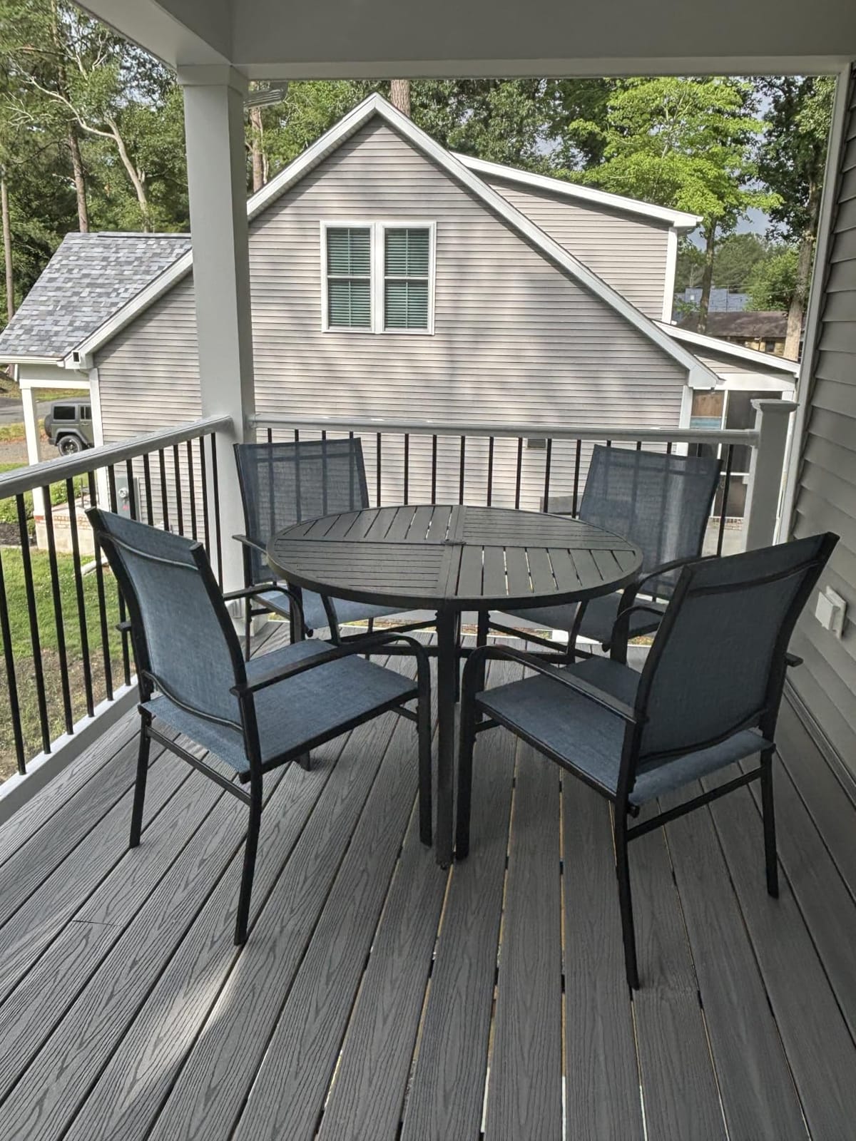 5pc Patio Dining Set for 4, Outdoor 42