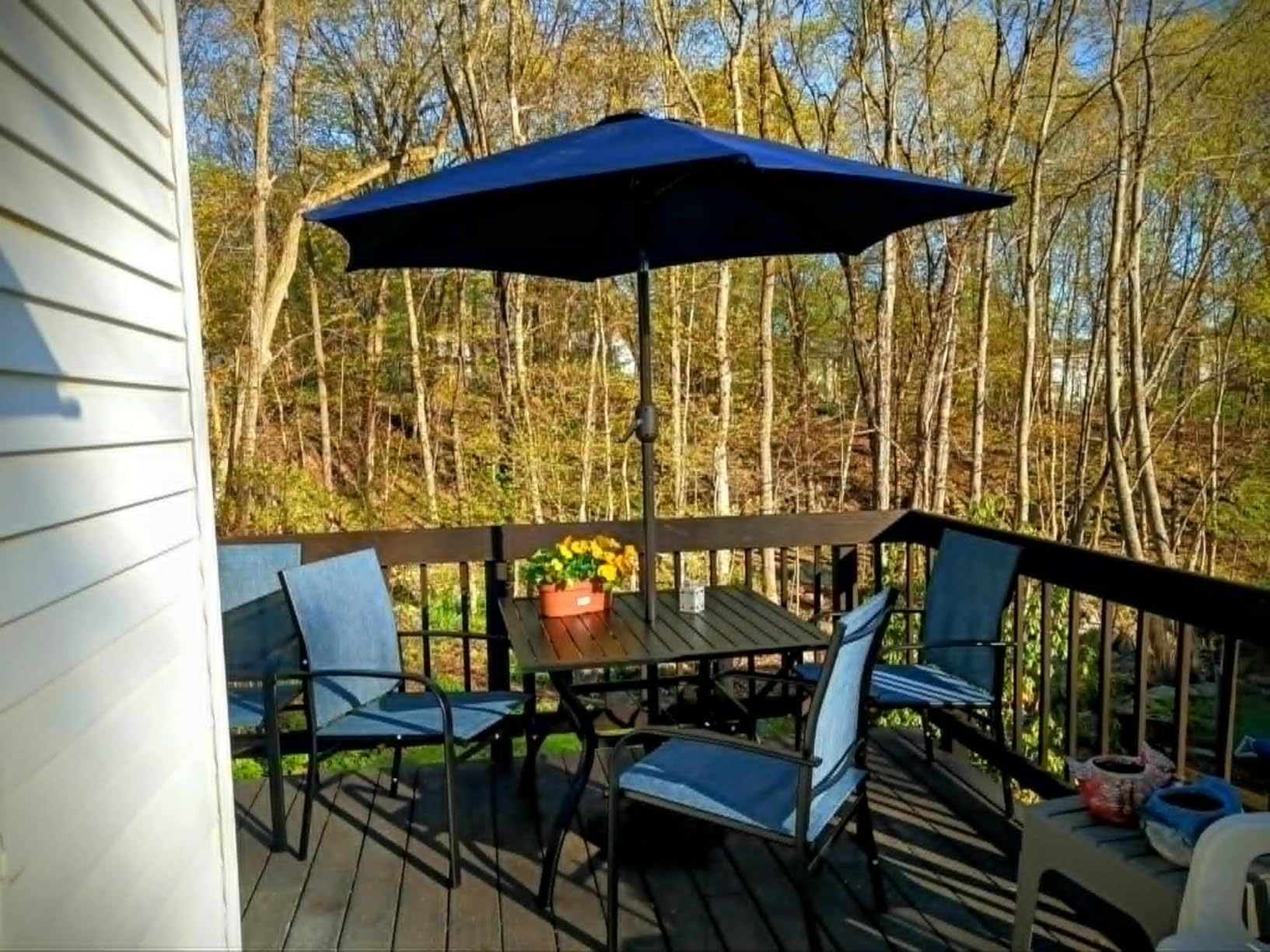 5pc Patio Dining Set for 4, Outdoor 42