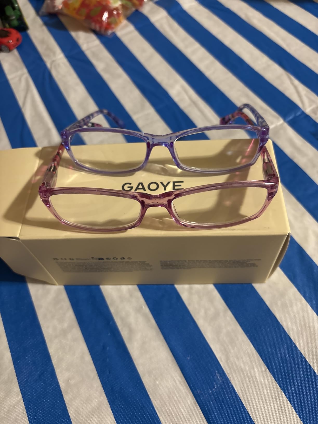 Gaoye 2.5 Reading Glasses for Women, 6 Pack Fashion Readers, Spring Hinge Eye Glasses, Blue Light Reading Glasses customer photo 1