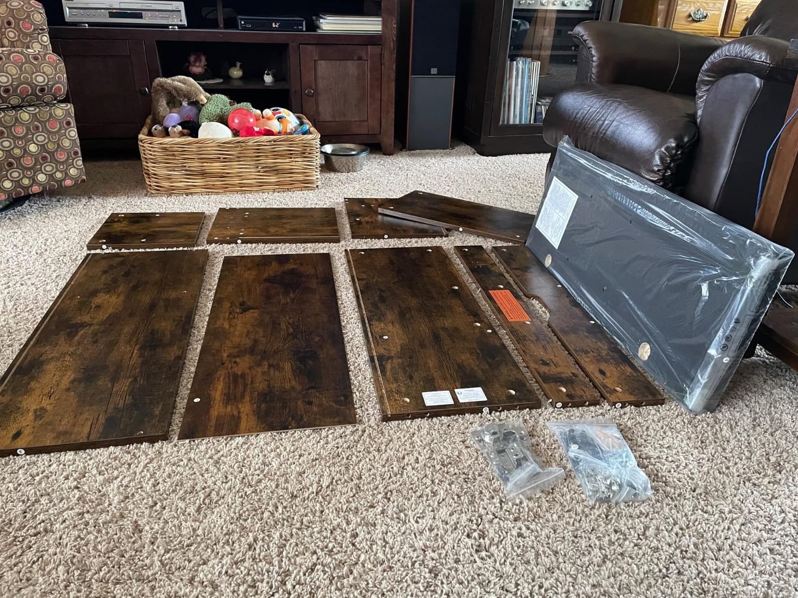 VASAGLE Storage Bench with Cushion, Shoe Bench,11.8 x 31.5 x 17.3 Inches customer photo 2