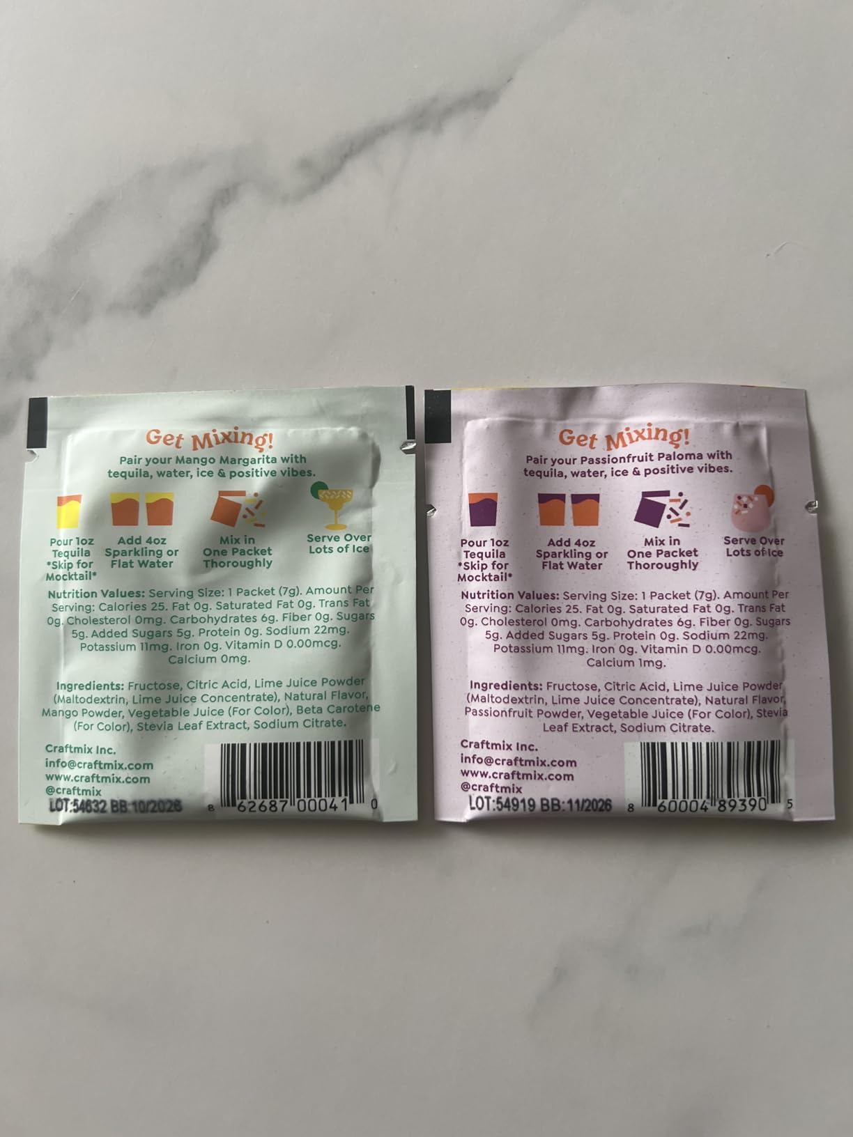 Craftmix Variety Pack Cocktail Mixers & Mocktail Drink Mix, 24 Pack customer photo 2