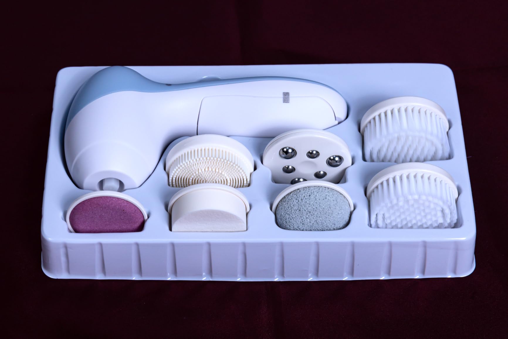 COSLUS Facial Cleansing Brush Face Scrubber, Standard Set, Blue customer photo 1