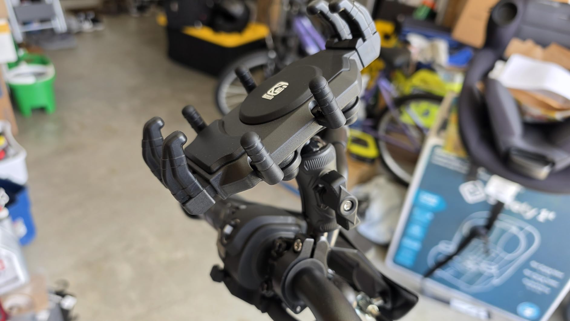 BRCOVAN Anti-Theft Motorcycle Phone Mount Holder with Vibration Dampener customer photo 1