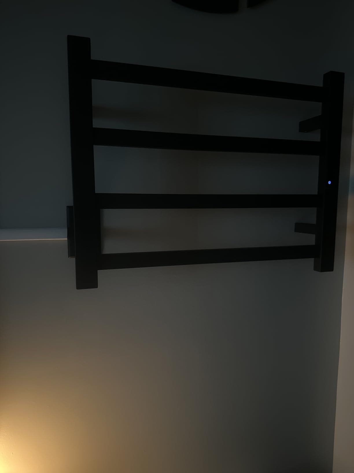 Topdattion Electric Towel Warmer | Super Thin | with Timer & Temperature Multi-Level Adjustments | Hardwired & Plug-in | 4 Bar | Brushed Finish customer photo 2