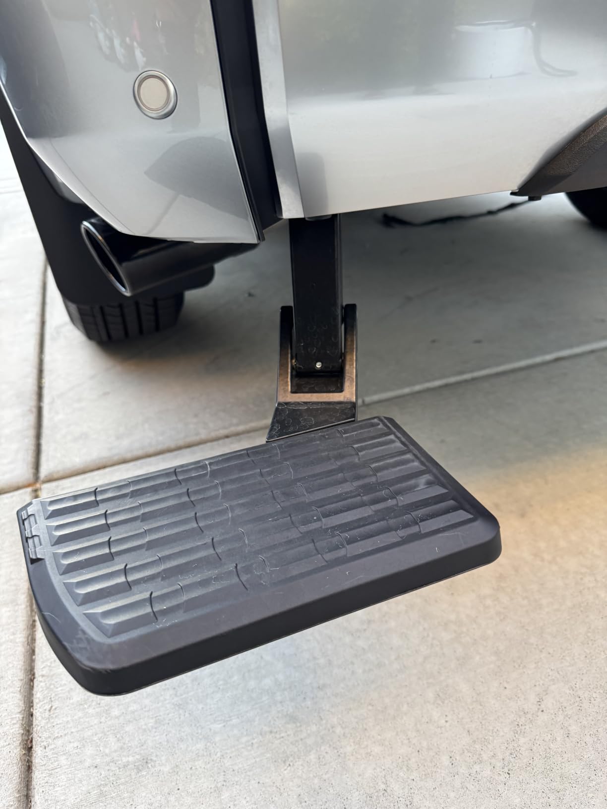 ASOPARTS Rear Bed Step Tailgate Bedstep for Toyota Tundra 2022-2026 Folding Truck Step Retractable No-Drill Bumper Tailgate Step Replace # PTS30-34000 PT392-34240 customer photo 1