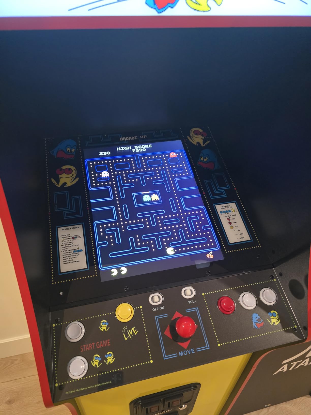 Arcade1Up Pac-Man Deluxe Arcade Gaming Cabinet, 14 Classic Games customer photo 2