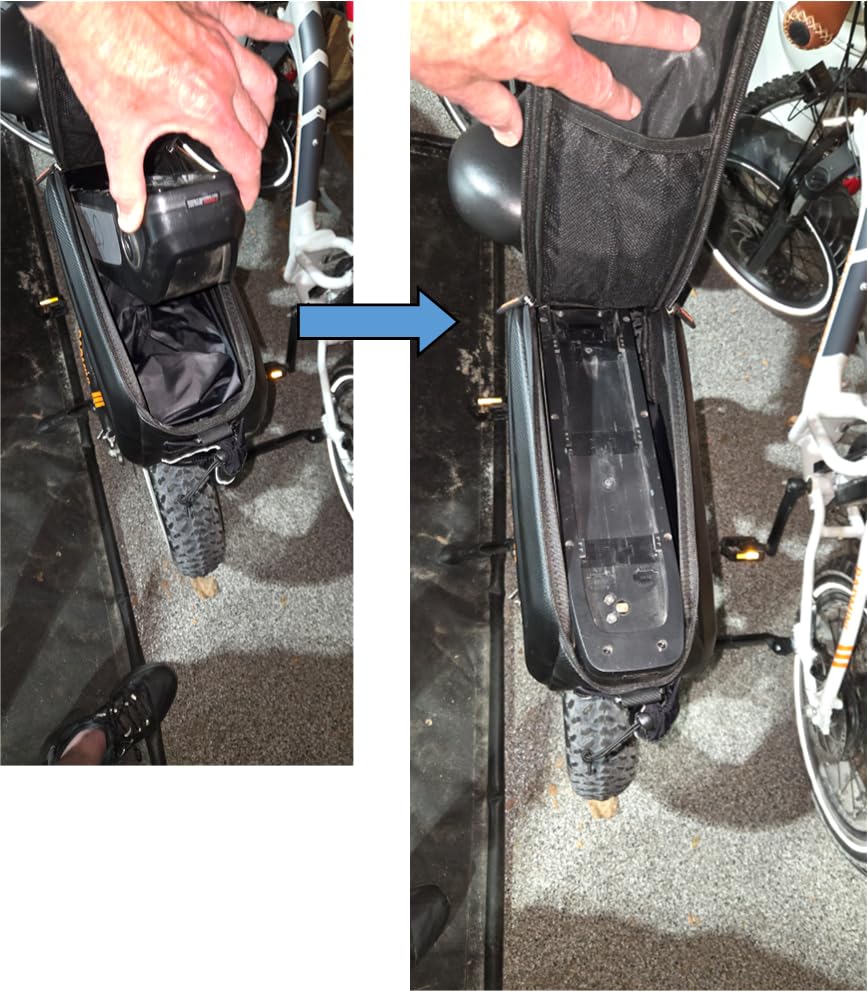 JXFUKAL Bike Bags for Bicycle Rear Rack - 9.5L/17L/40L Hard Shell Ebike Bag customer photo 1