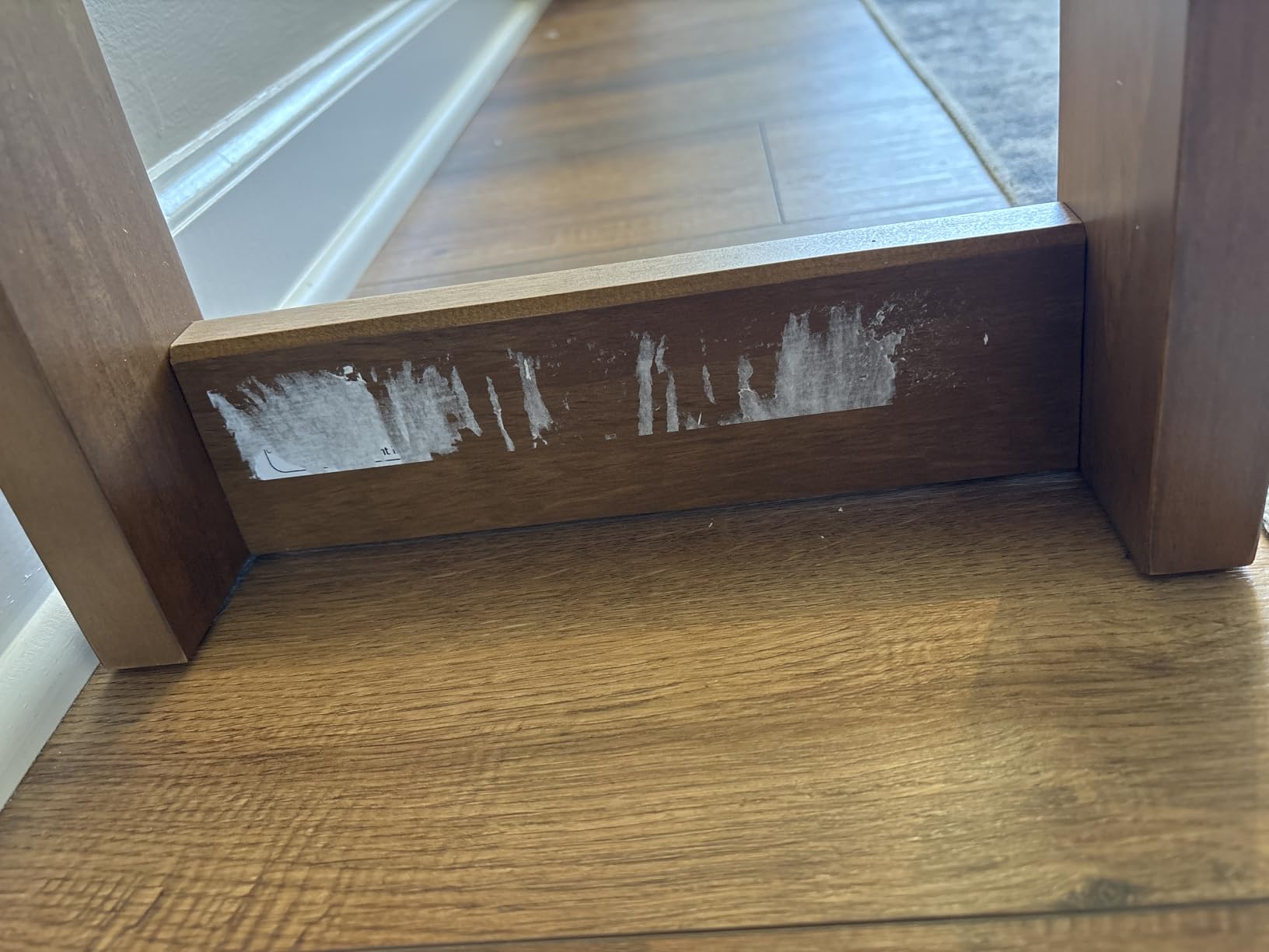 Plank+Beam Classic Console Table, 36 Inch, Pecan customer photo 2