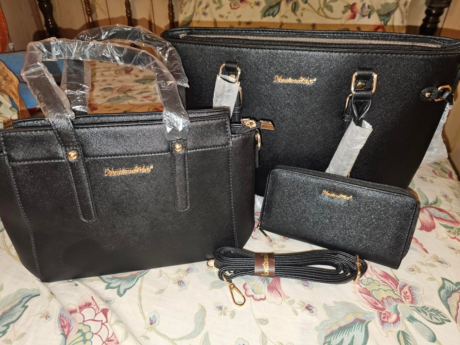 Montana West 3PCS Purses for Women Tote Bag and Wallet Set Shoulder Satchel Handbags customer photo 2