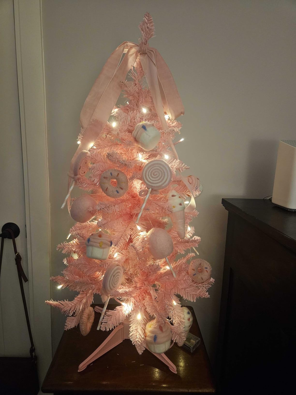 3FT Artificial Small Christmas Tree Mini Tabletop Decor Green customer photo 2