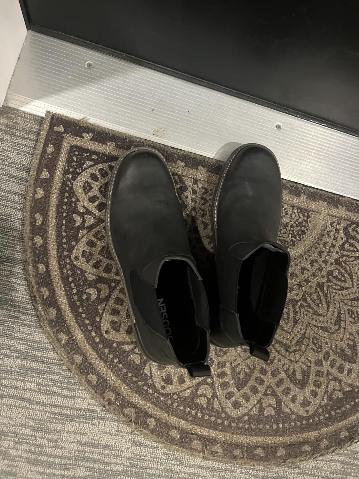 Jousen Men's Chelsea Boots Casual Slip On Ankle Boots with Memory Foam customer photo 1