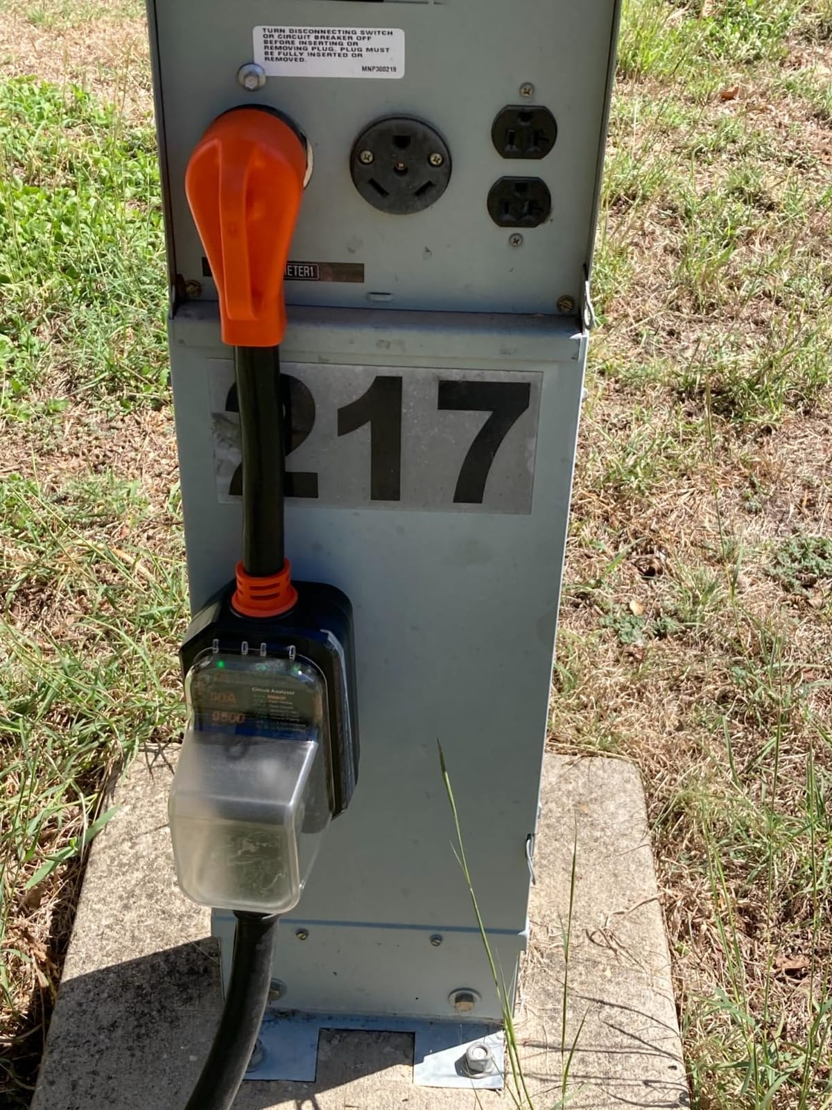 GEARGO RV Surge Protectors 50 Amp Waterproof, [𝟐𝟎𝟐𝟔 𝐍𝐞𝐰 𝐔𝐩𝐠𝐫𝐚𝐝𝐞𝐝] RV Circuit Analyzer, Full Protection RV Adapter Plug for Camper(Orange) customer photo 1