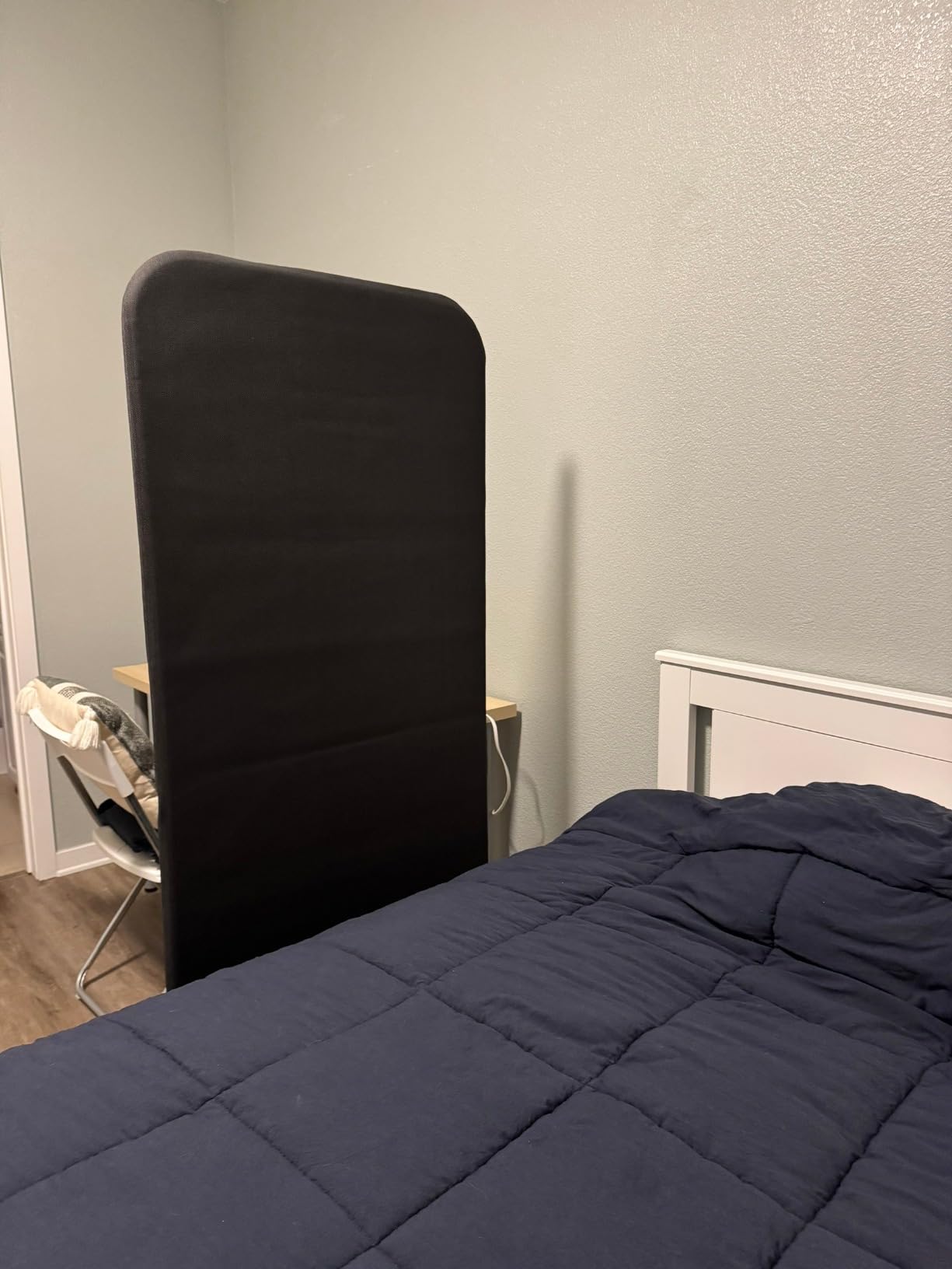 DECOLAB Standing Room Dividers, Portable Panel Wall 29x65 inch, Steel customer photo 1