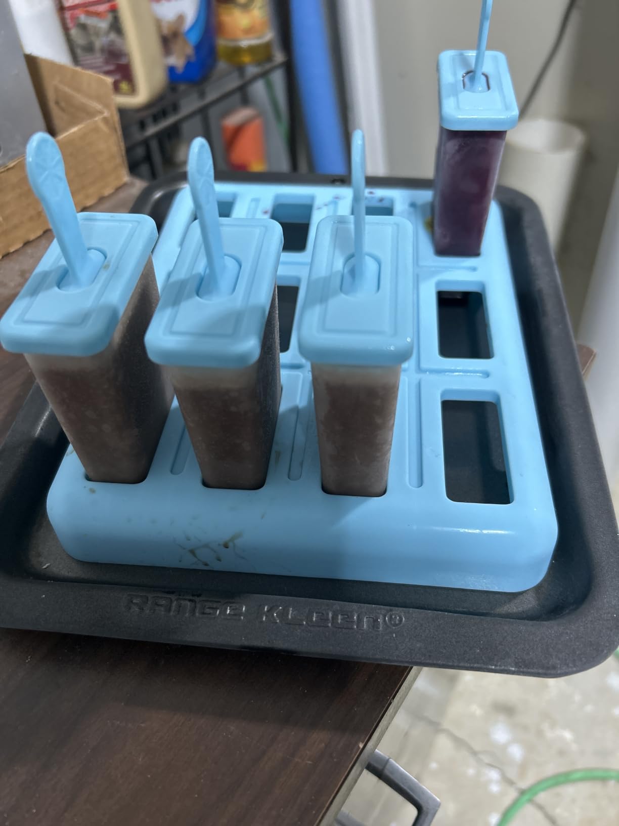 12 Cavities Popsicles Molds, Popsicle Molds with Built-in Popsicle Stick customer photo 2